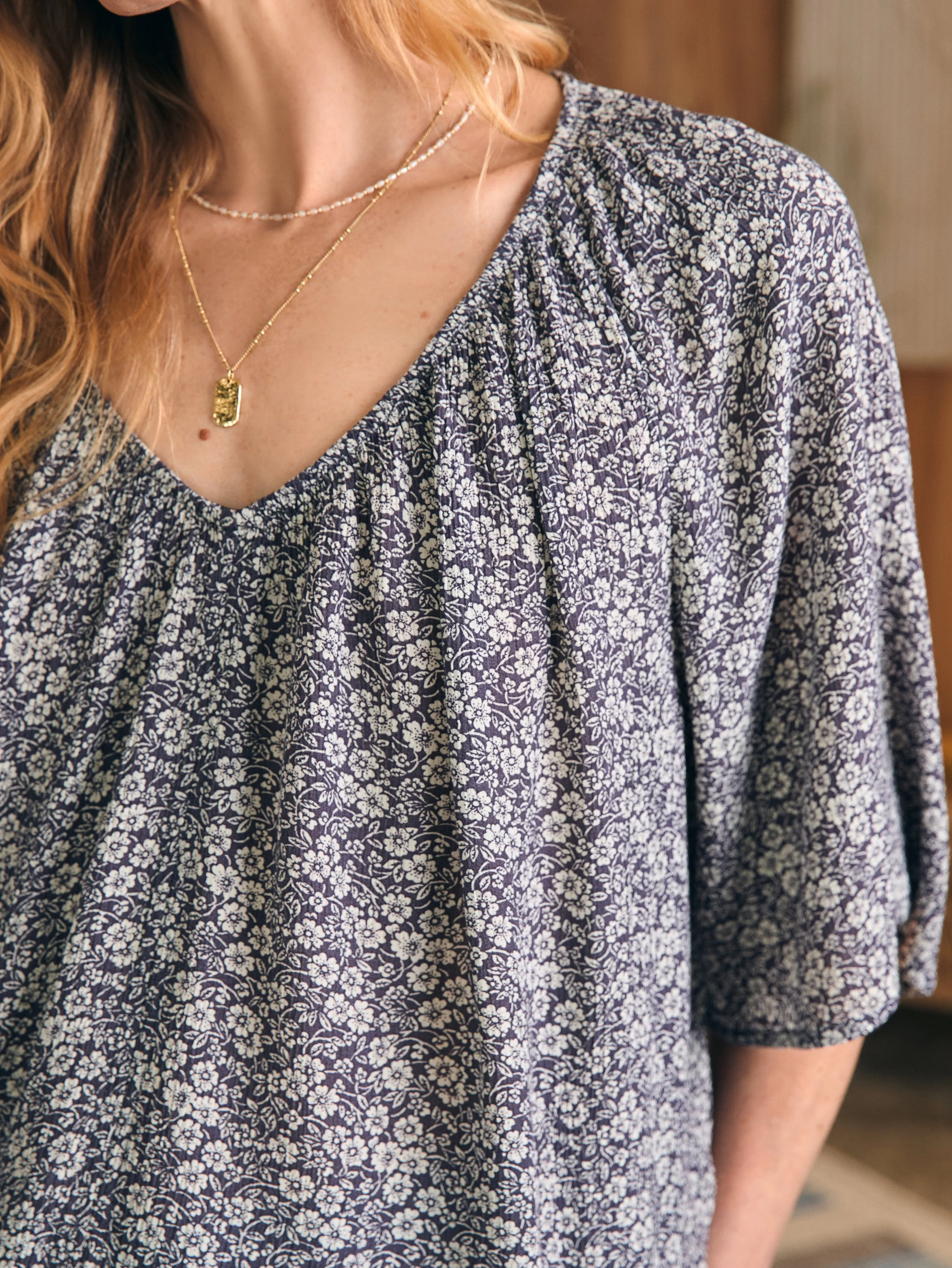 Amira Top - | Faherty Brand Clearance