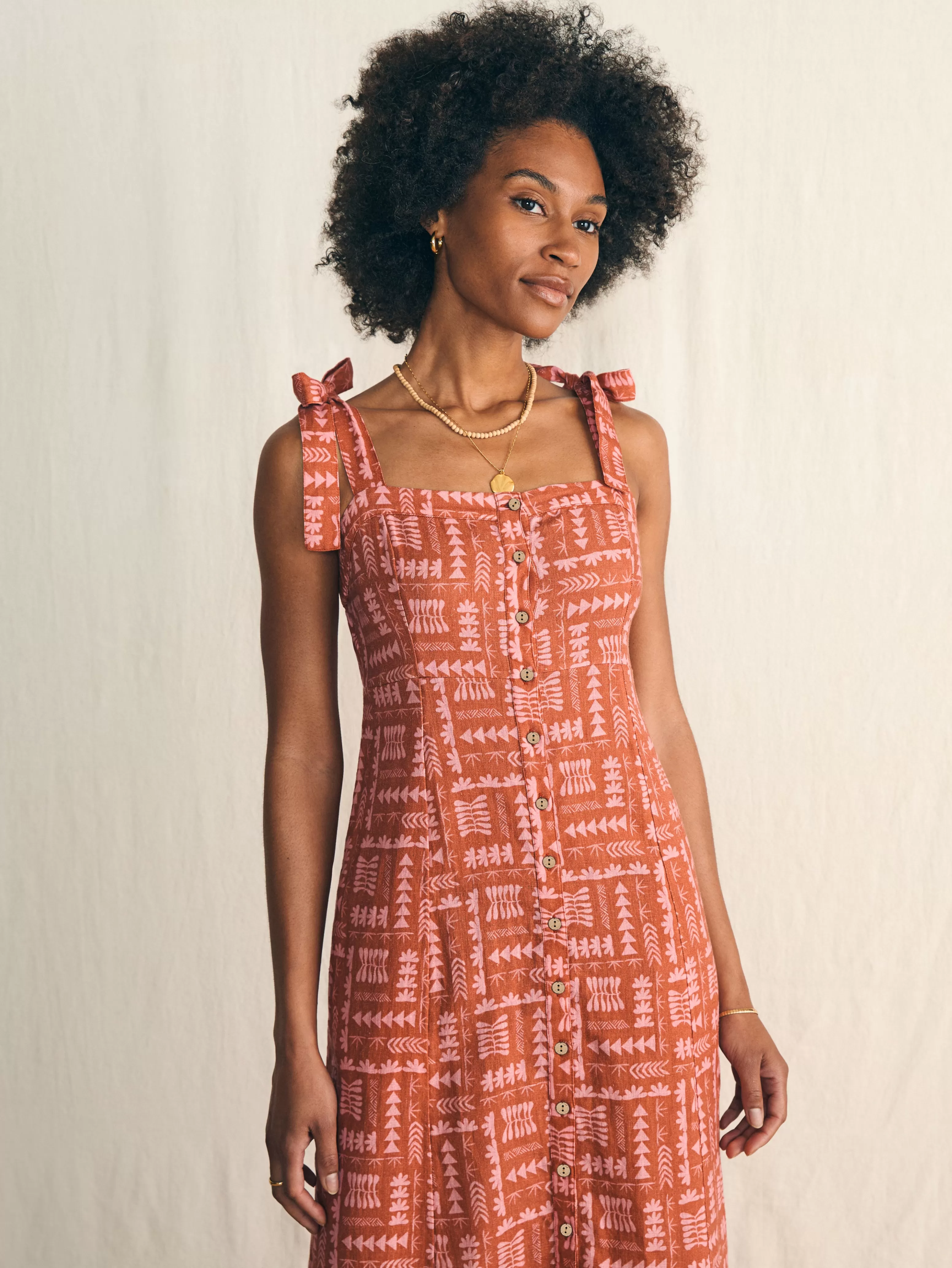 Anna Kahalekulu Kendall Dress - | Faherty Brand Cheap