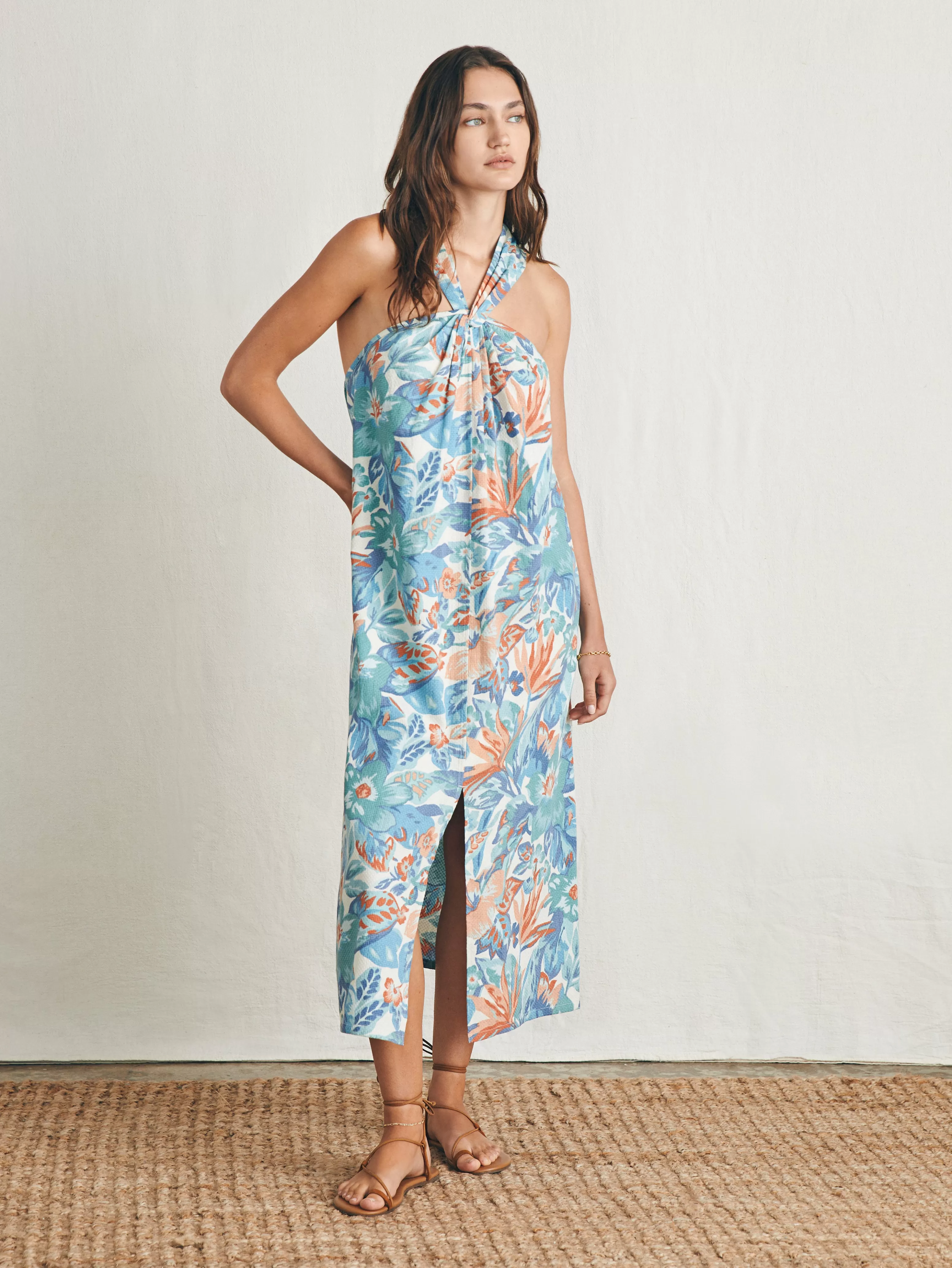 Bay Twist Dress - | Faherty Brand Cheap