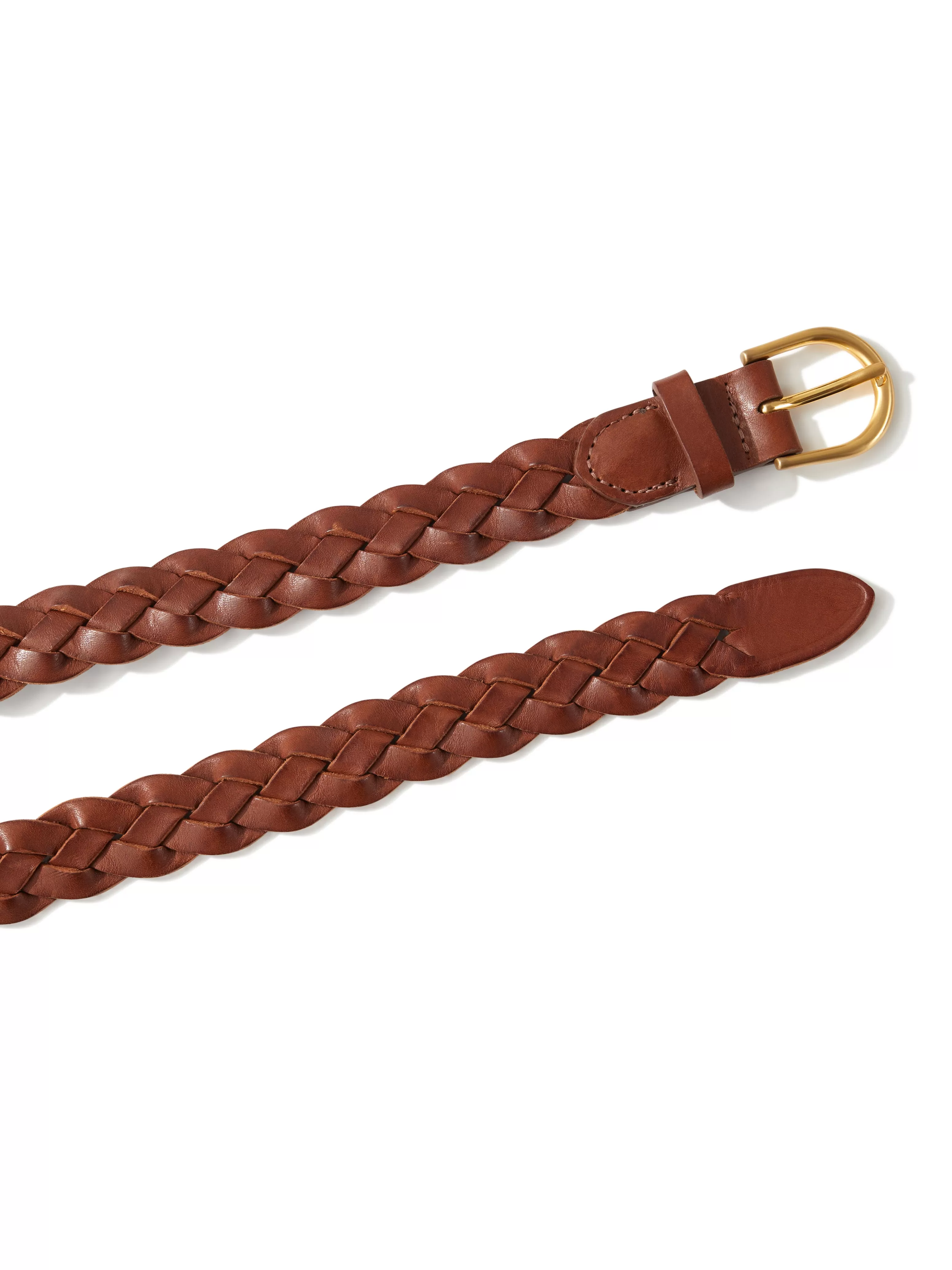 Braided Leather Belt - | Faherty Brand Cheap