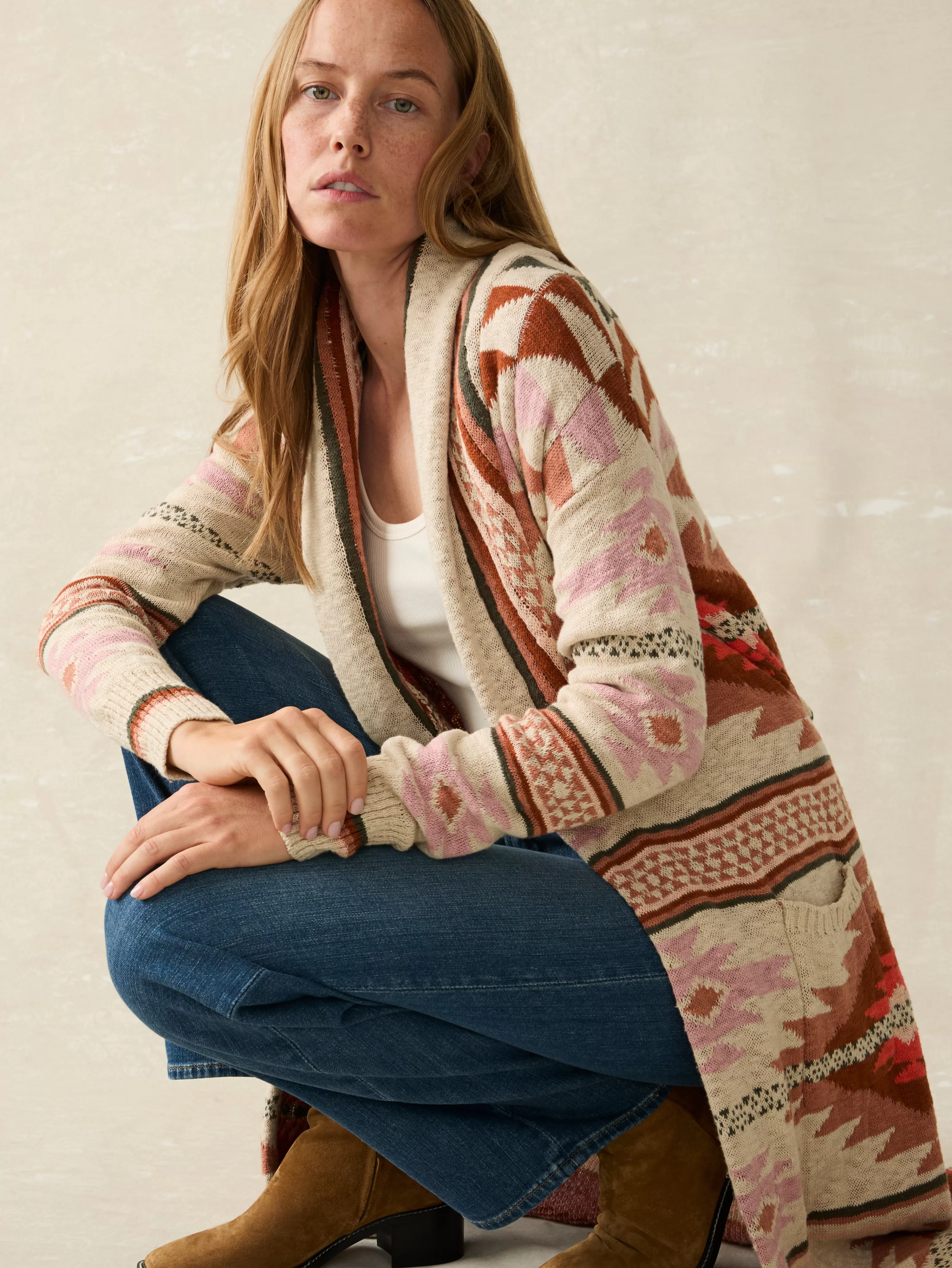 B.YELLOWTAIL Paloma Duster™ - | Faherty Brand Flash Sale