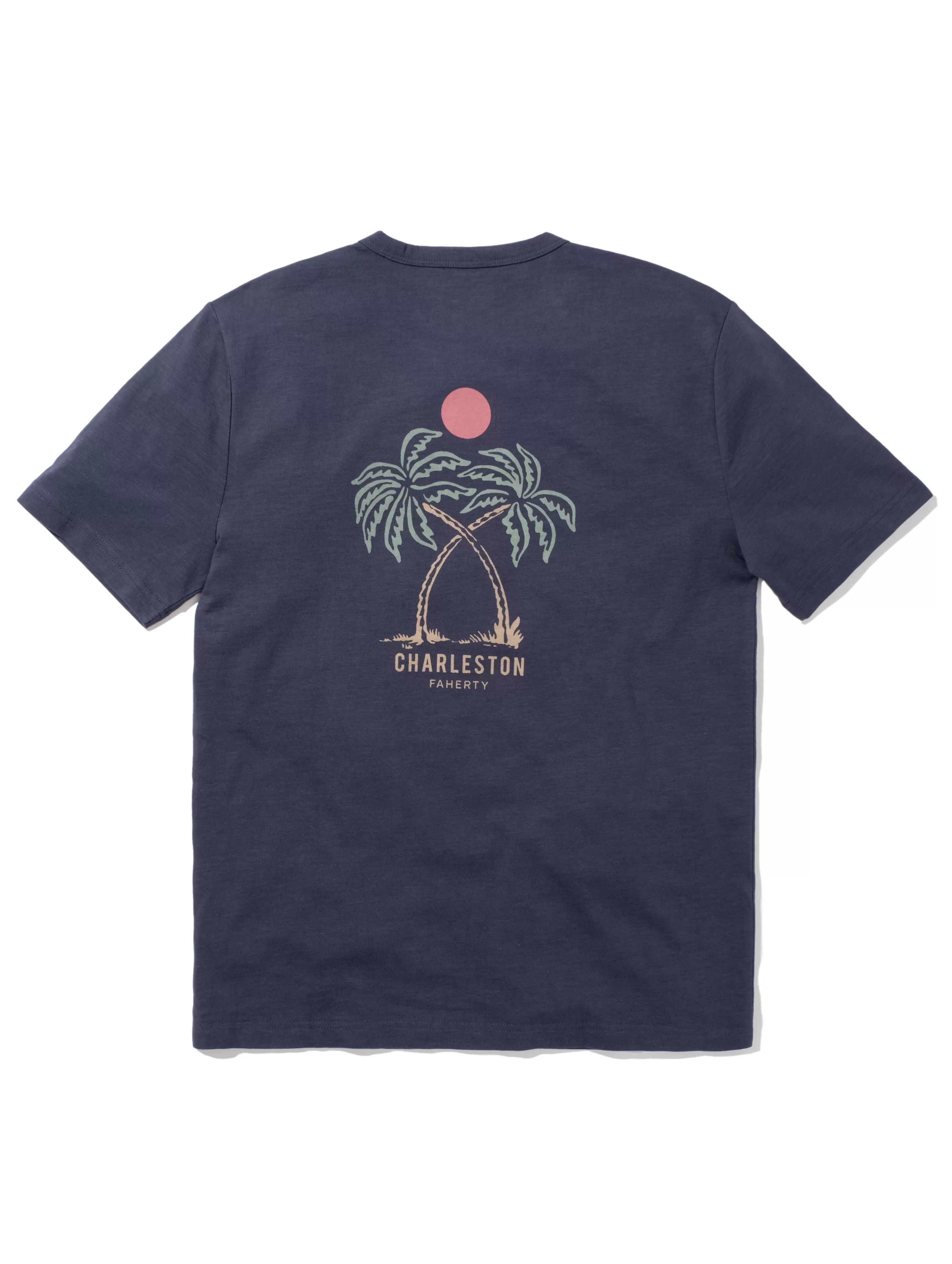 Charleston Short-Sleeve Crew T-Shirt - | Faherty Brand Store