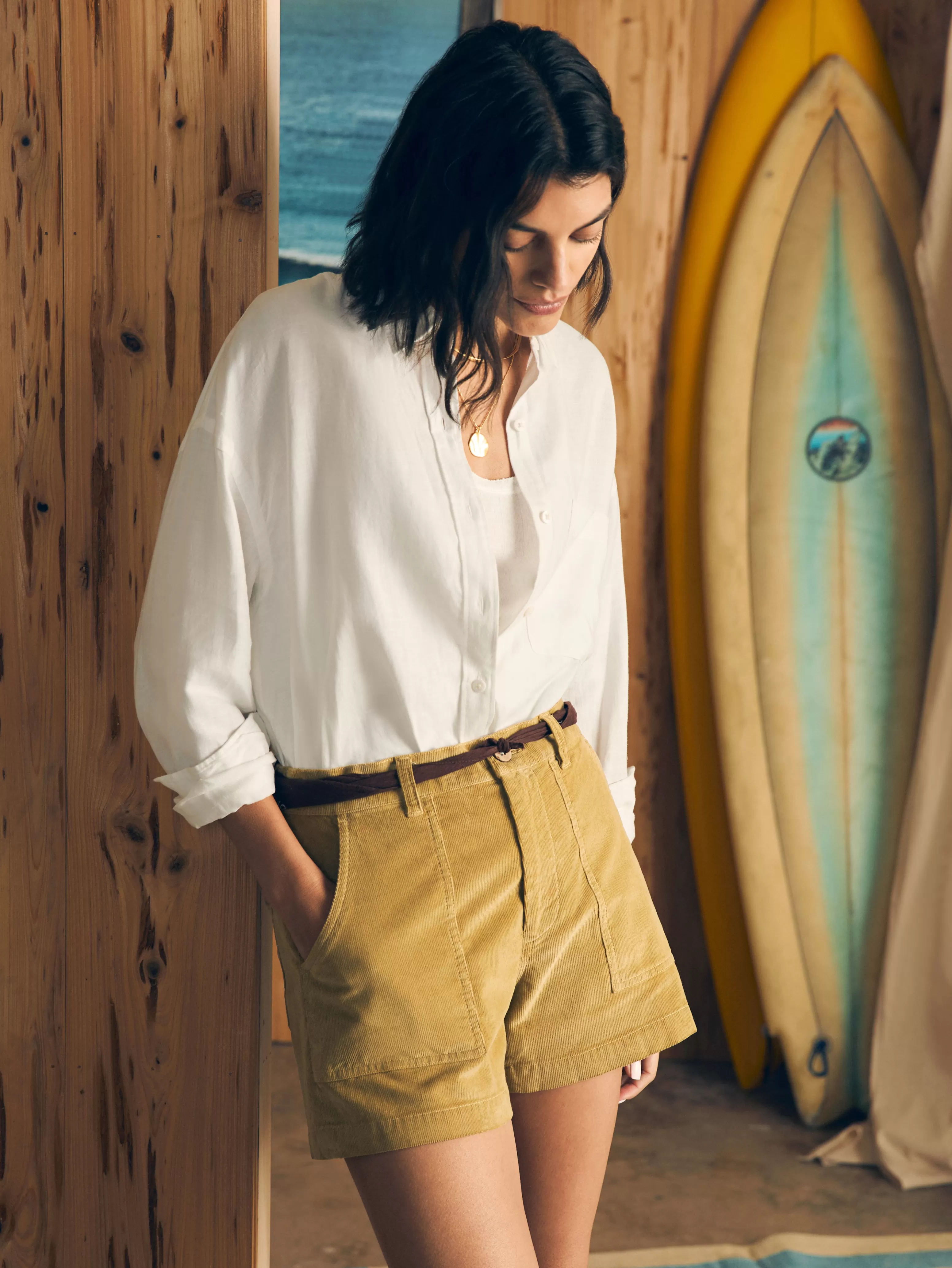 Cord Patch Pocket Short - | Faherty Brand Best Sale