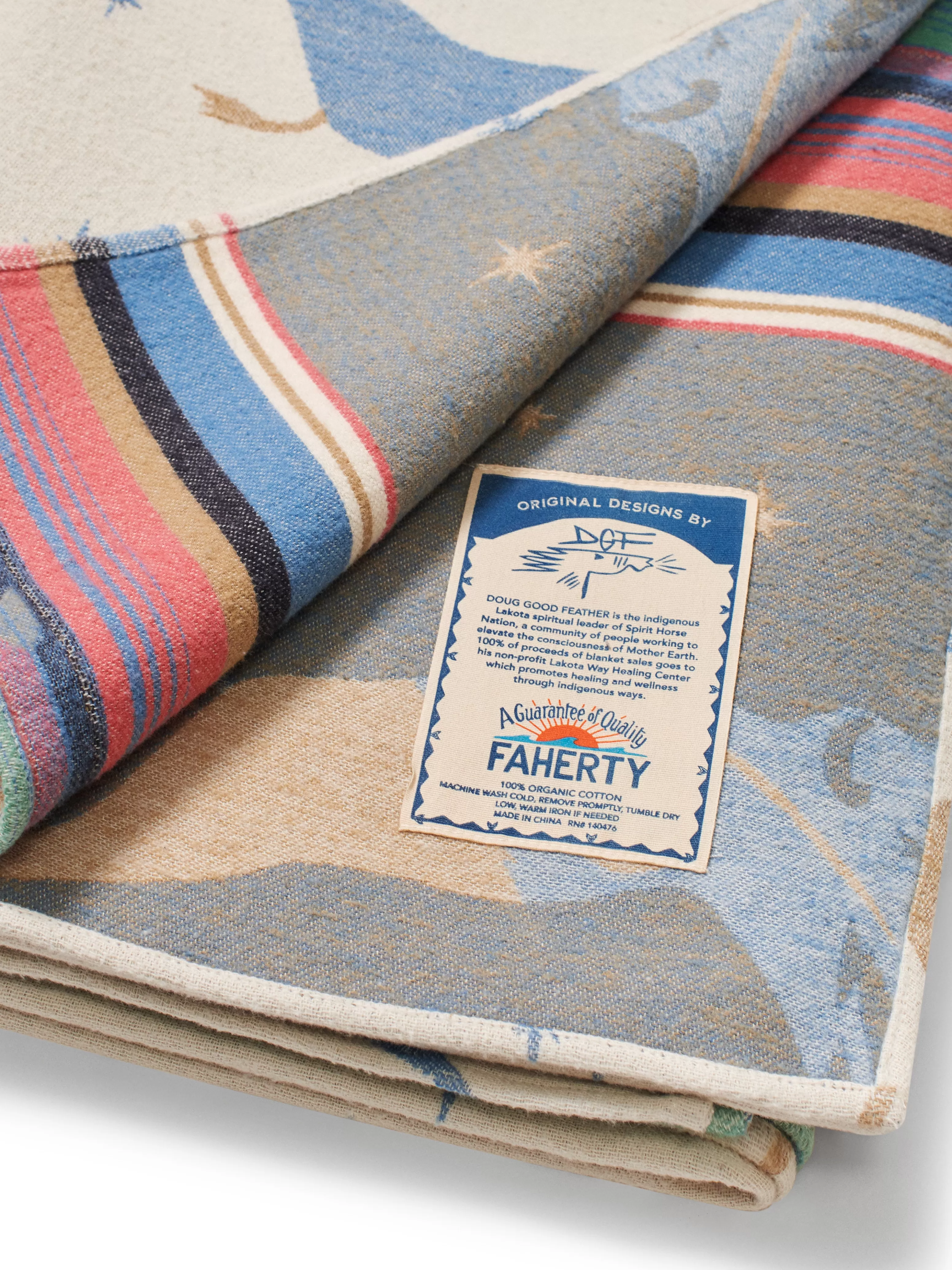 Doug Good Feather Adirondack Blanket - | Faherty Brand Hot