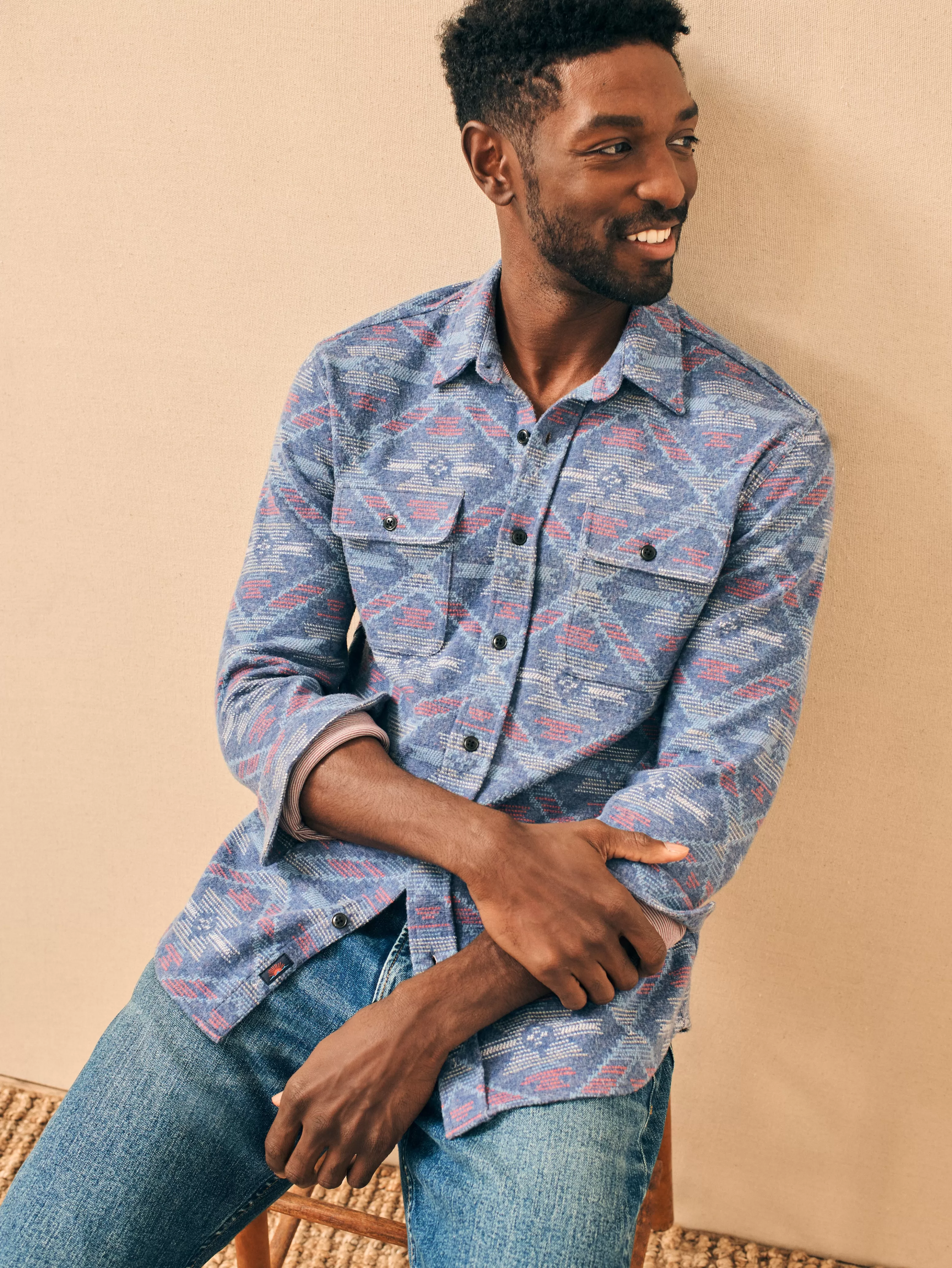 Doug Good Feather Legend™ Sweater Shirt - | Faherty Brand Online