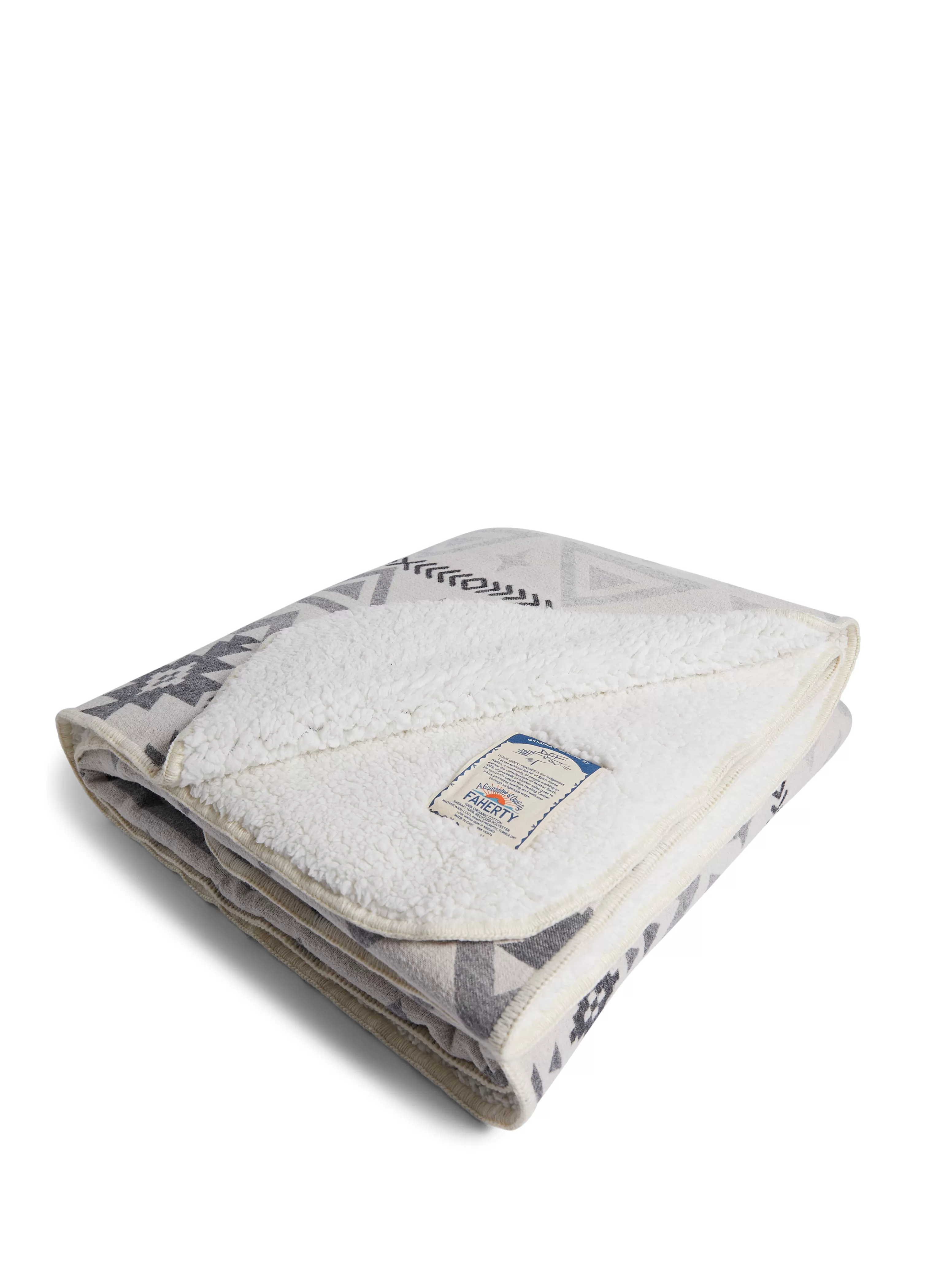 Doug Good Feather Recycled High Pile Fleece Blanket - | Faherty Brand Fashion