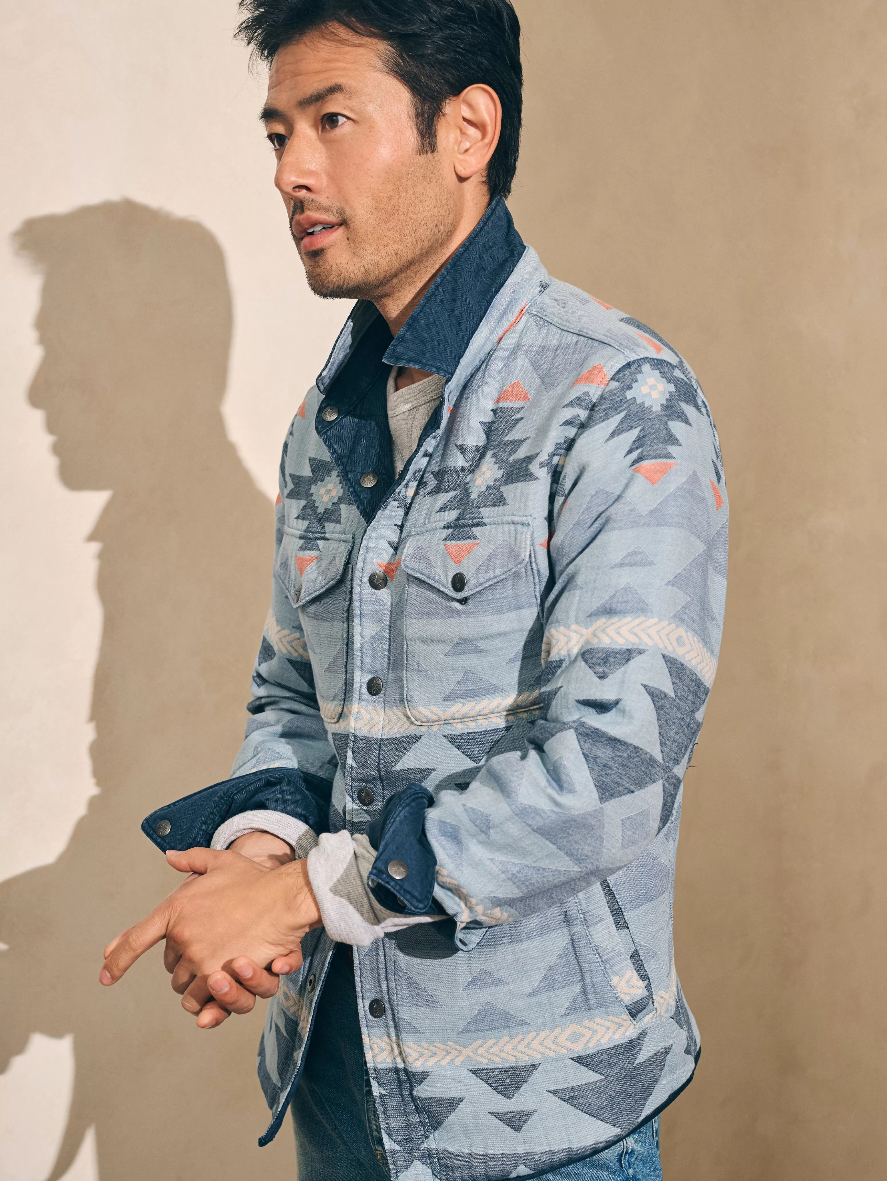 Doug Good Feather Reversible Bondi Jacket - | Faherty Brand Flash Sale
