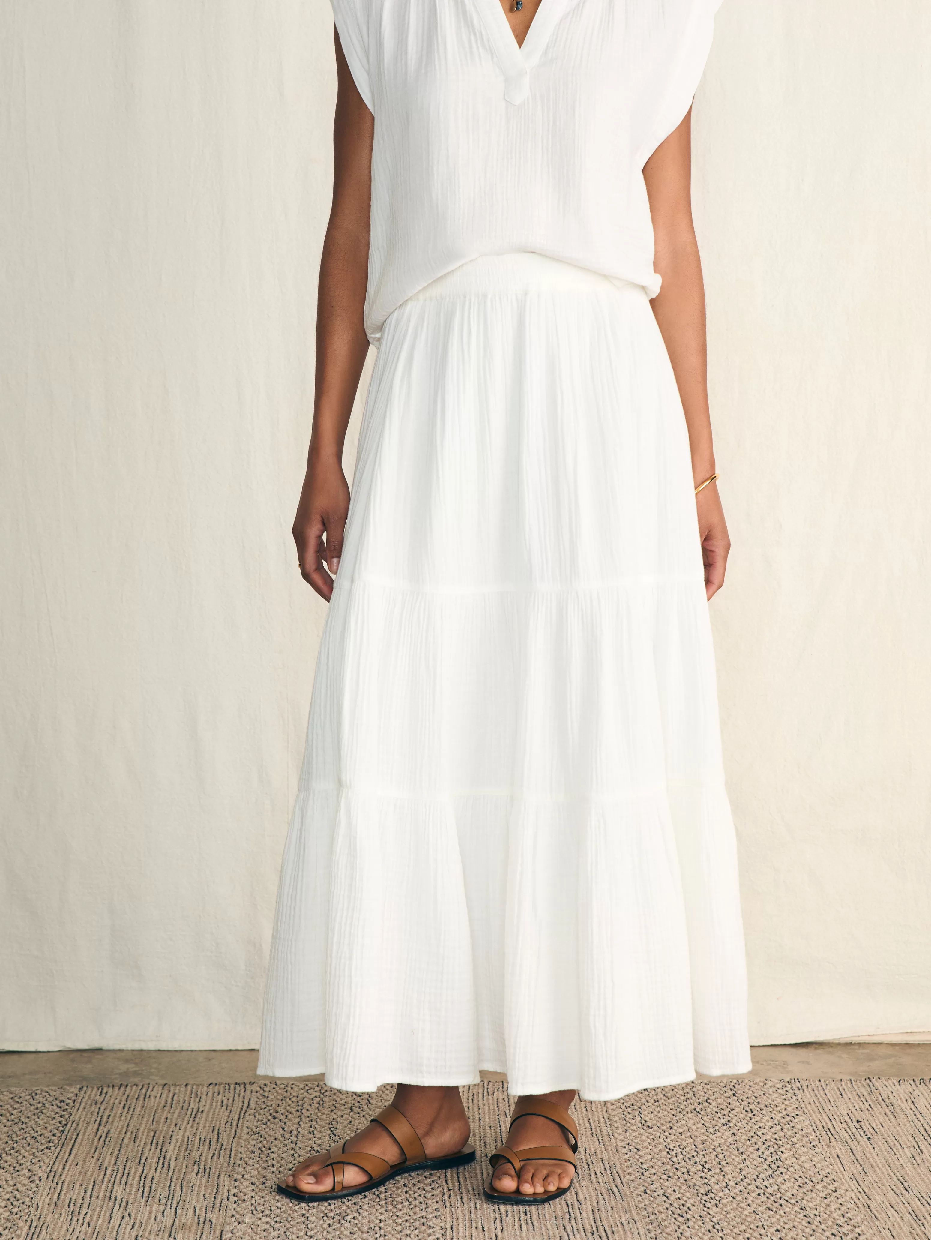 Dream Cotton Gauze Valentina Skirt - | Faherty Brand Store