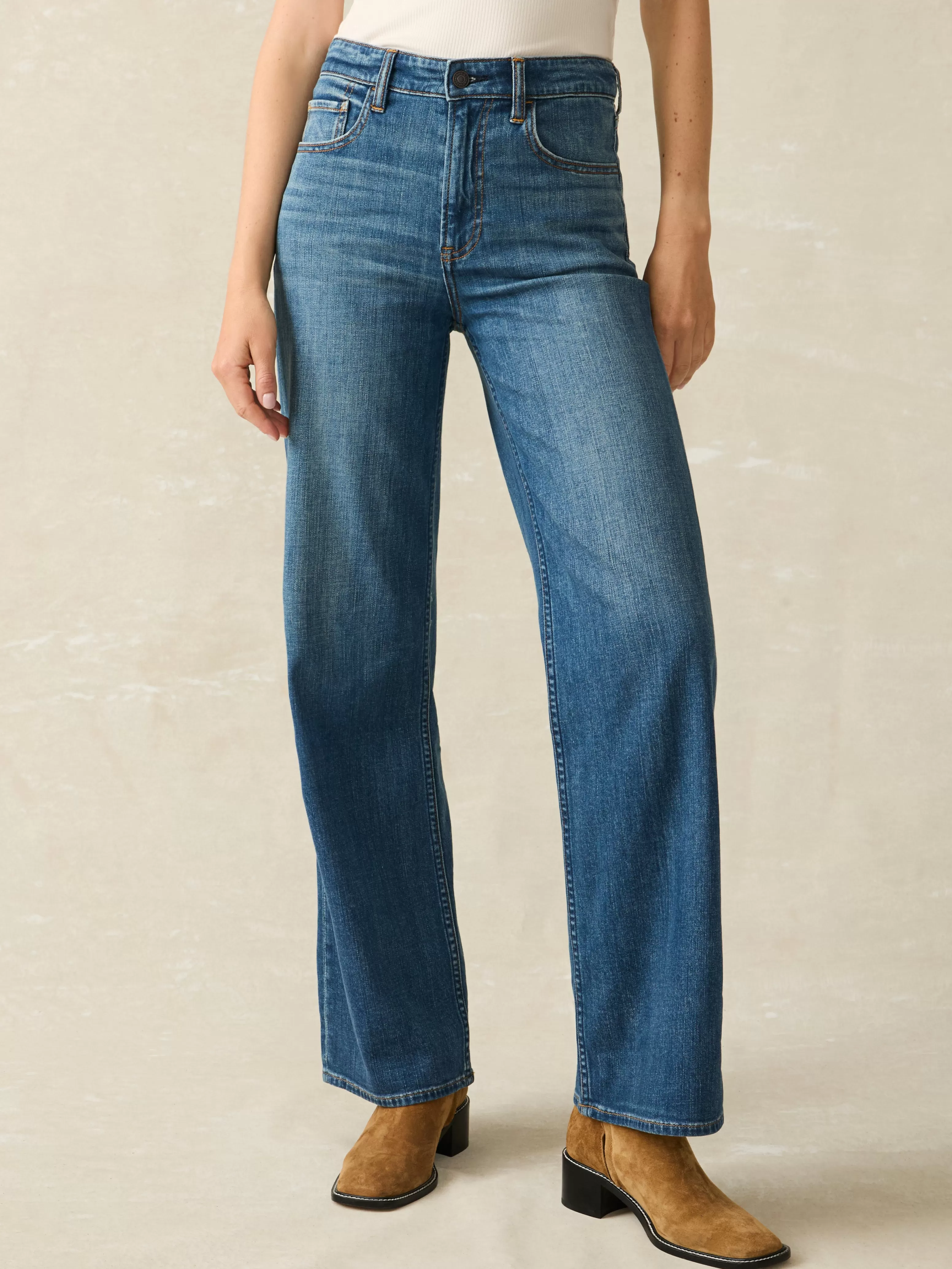 Dream Jean Wide Leg - | Faherty Brand New