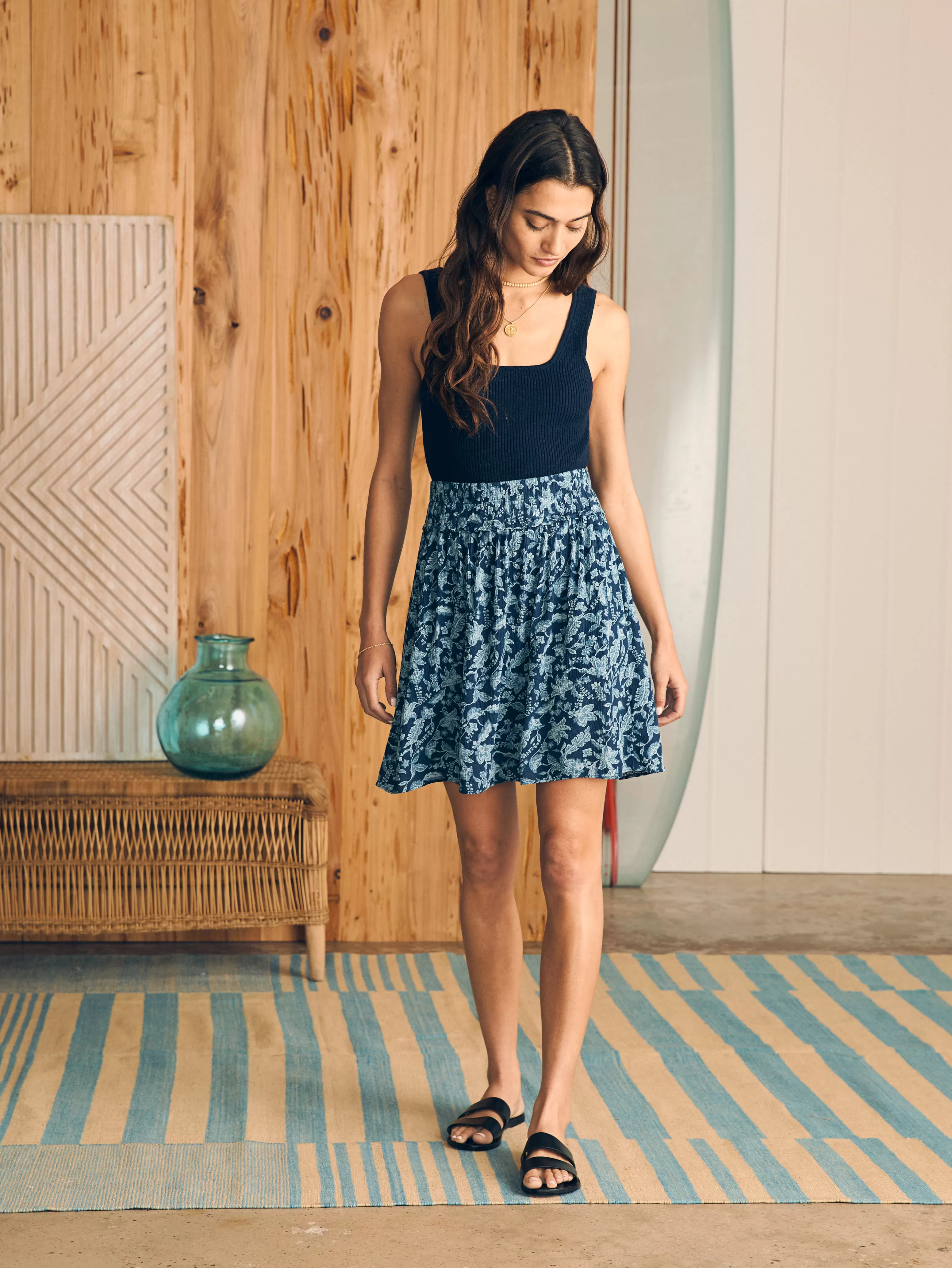 Eliza Mini Skirt - | Faherty Brand Flash Sale