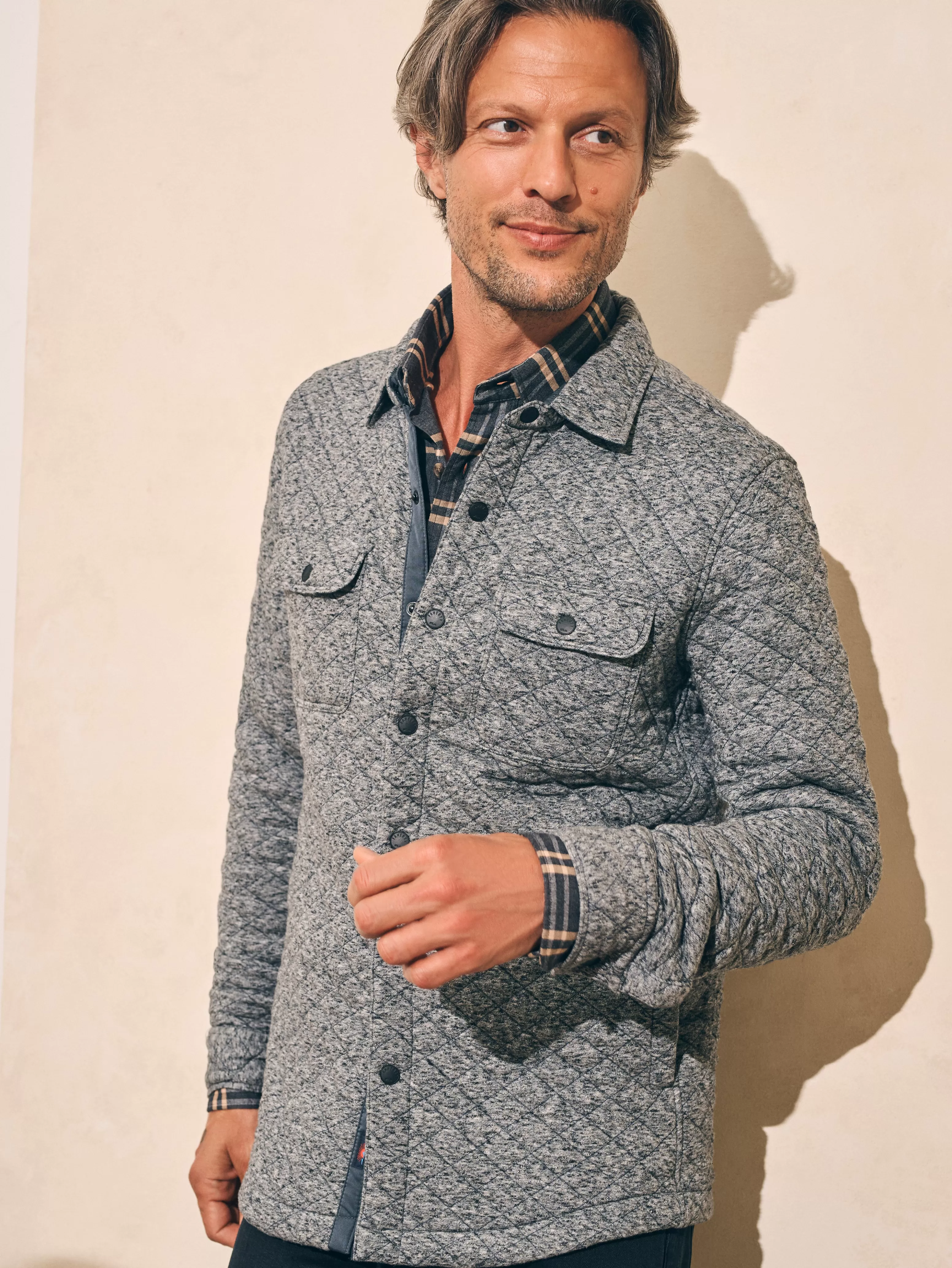 Epic Quilted Fleece CPO - | Faherty Brand New