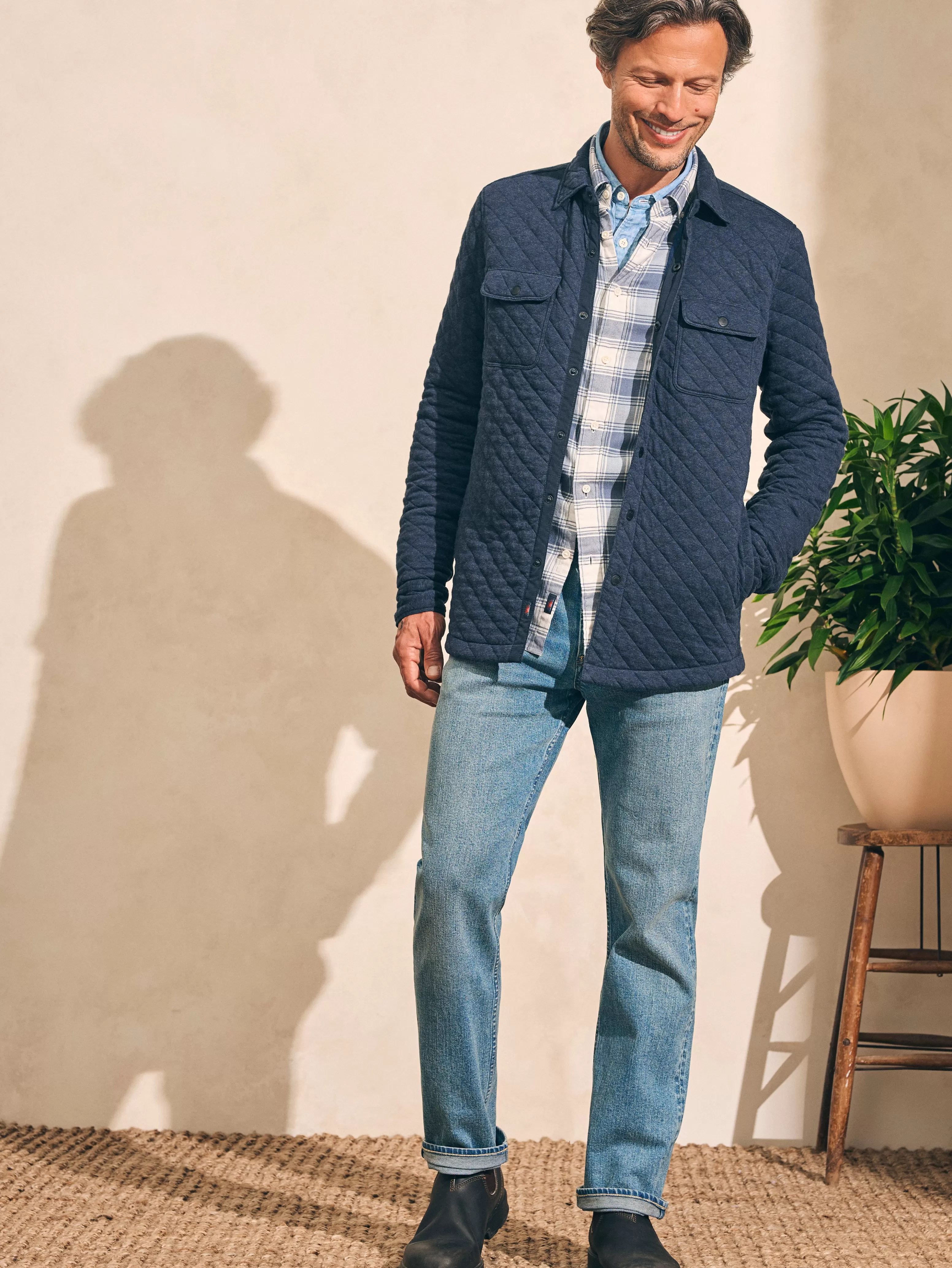 Epic Quilted Fleece CPO (Tall) - | Faherty Brand Sale