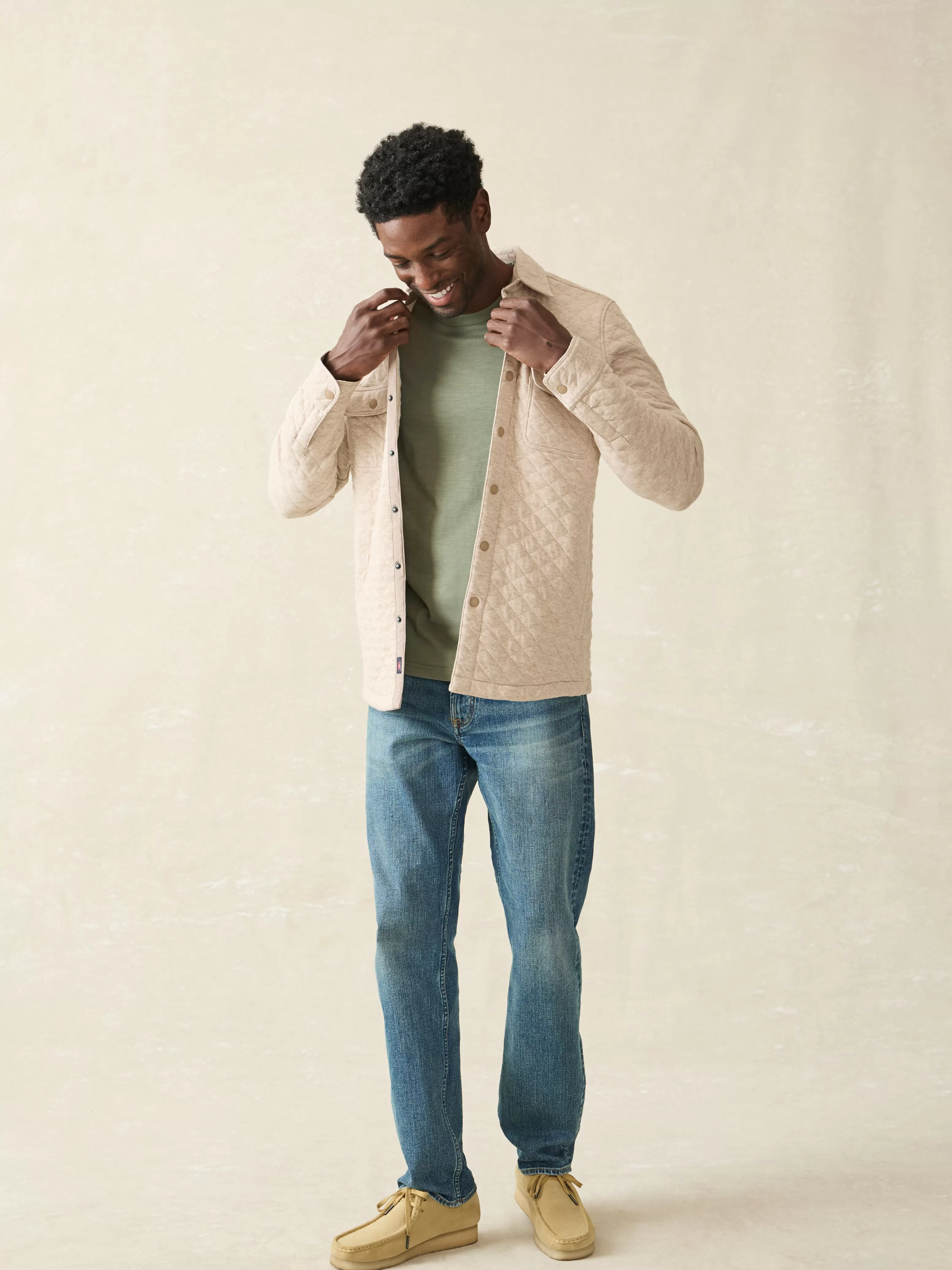 Epic Quilted Fleece CPO (Tall) - | Faherty Brand Cheap