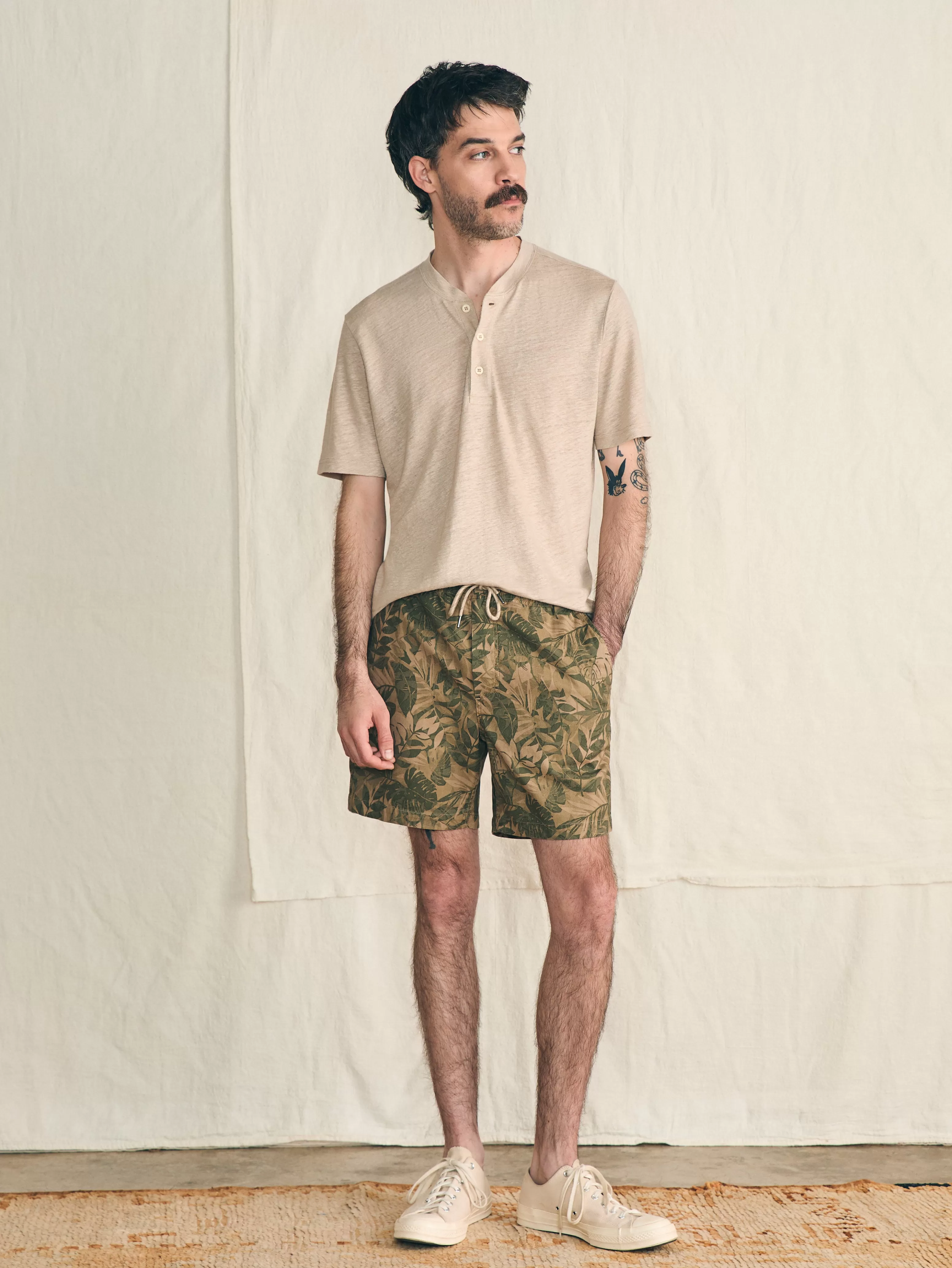 Essential Drawstring Short (6.5" Inseam) - | Faherty Brand Best