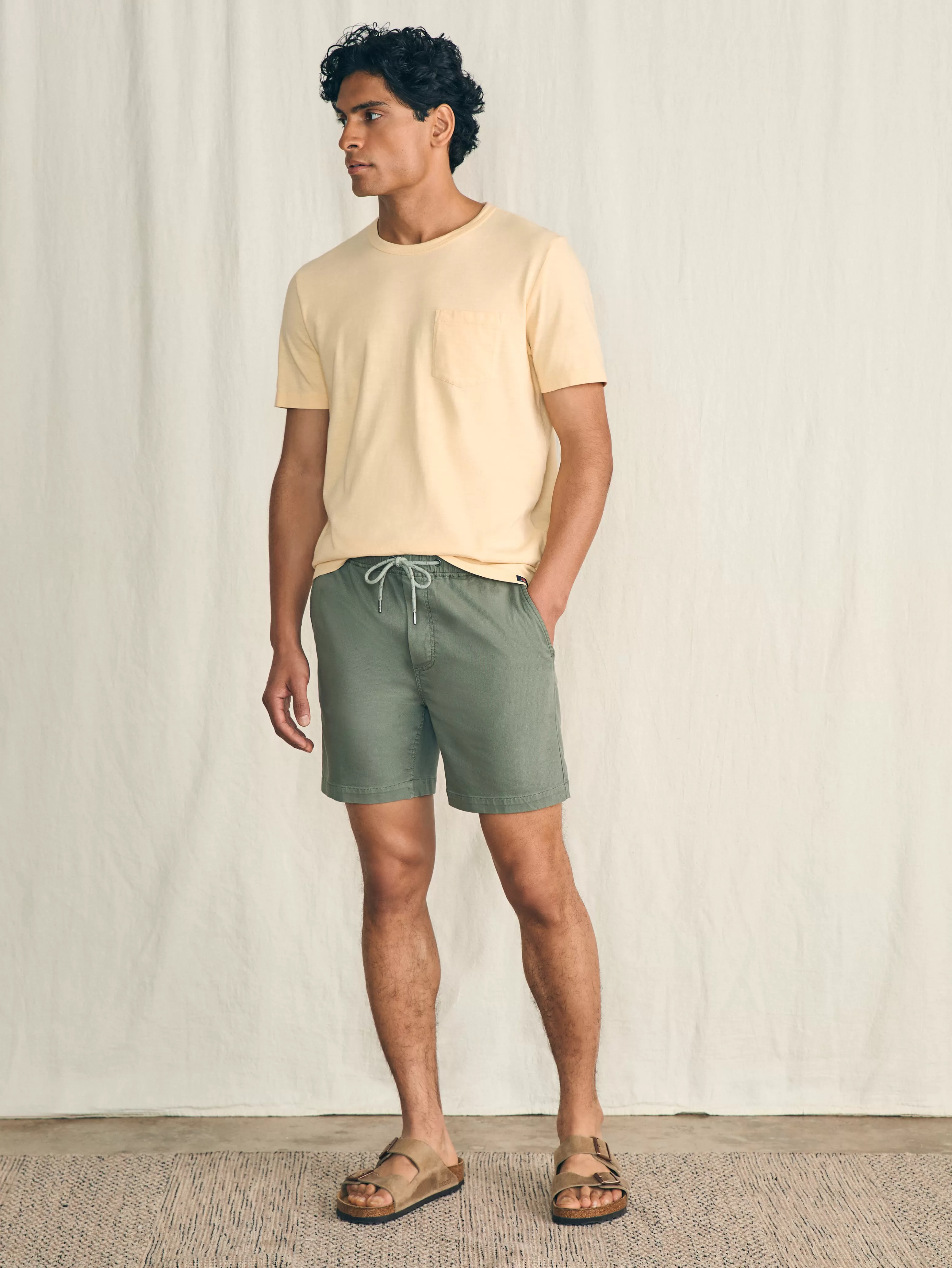 Essential Drawstring Short (6.5" Inseam) - | Faherty Brand Store