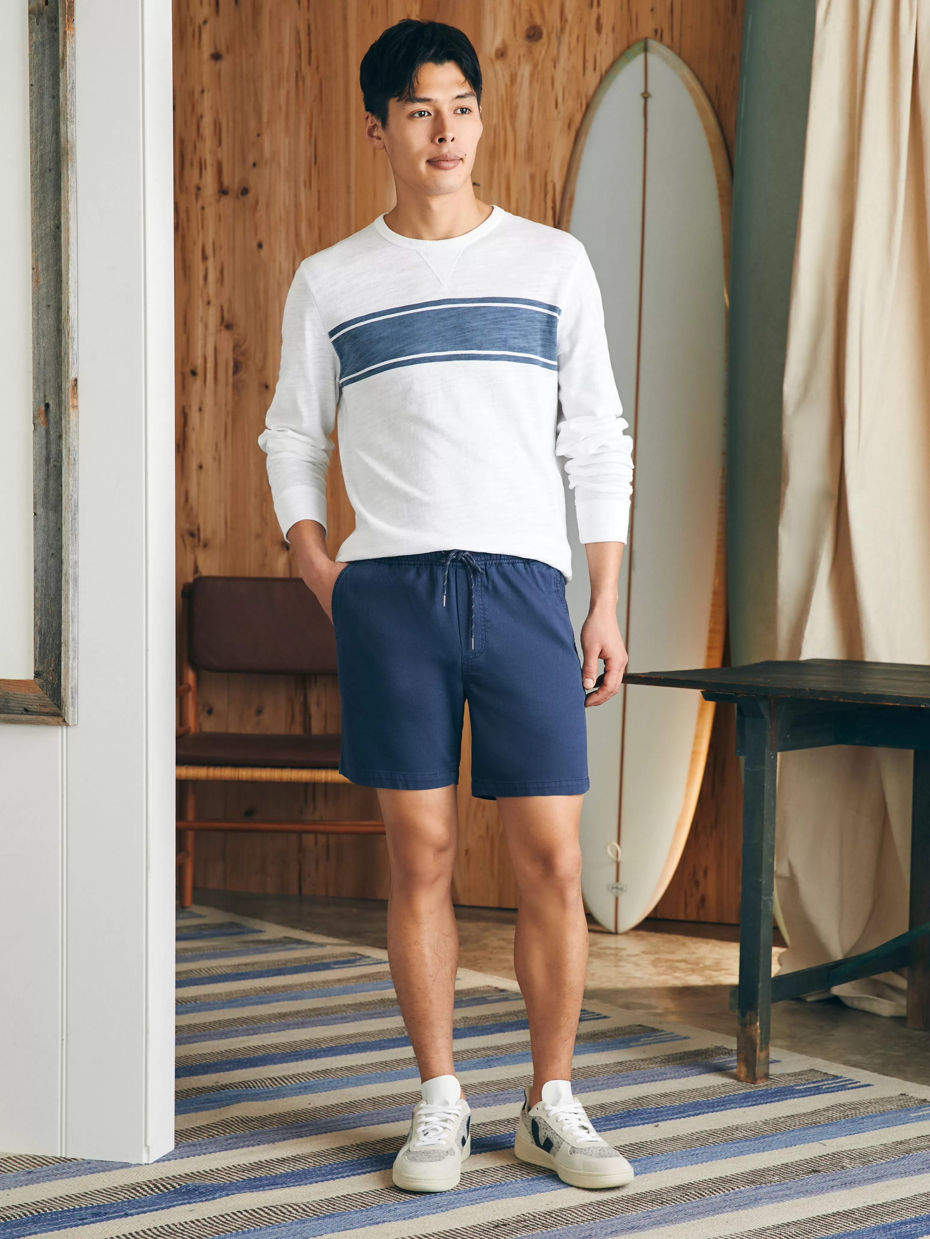 Essential Drawstring Short (6.5" Inseam) - | Faherty Brand Hot