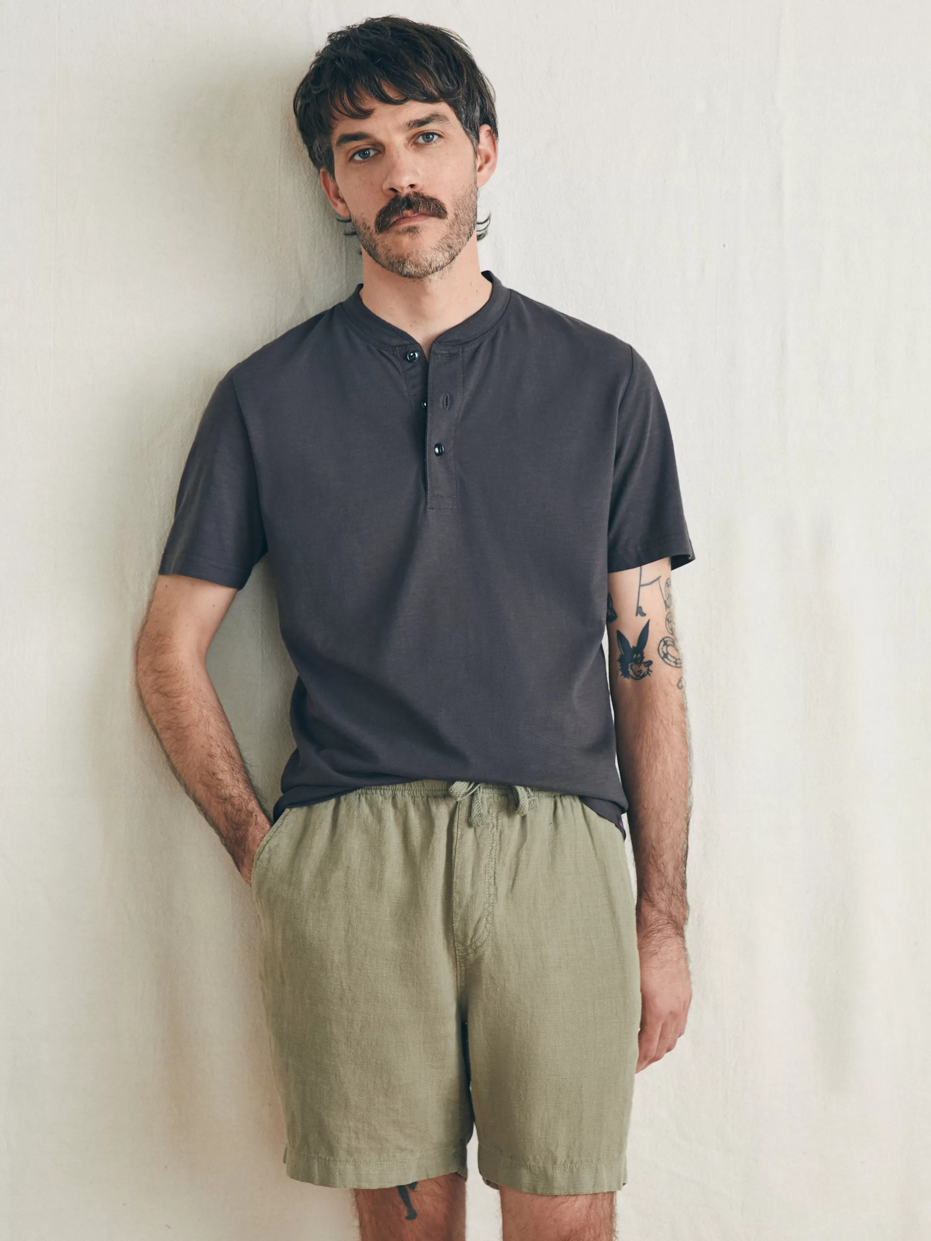 Essential Linen Short (6.5" Inseam) - | Faherty Brand Outlet