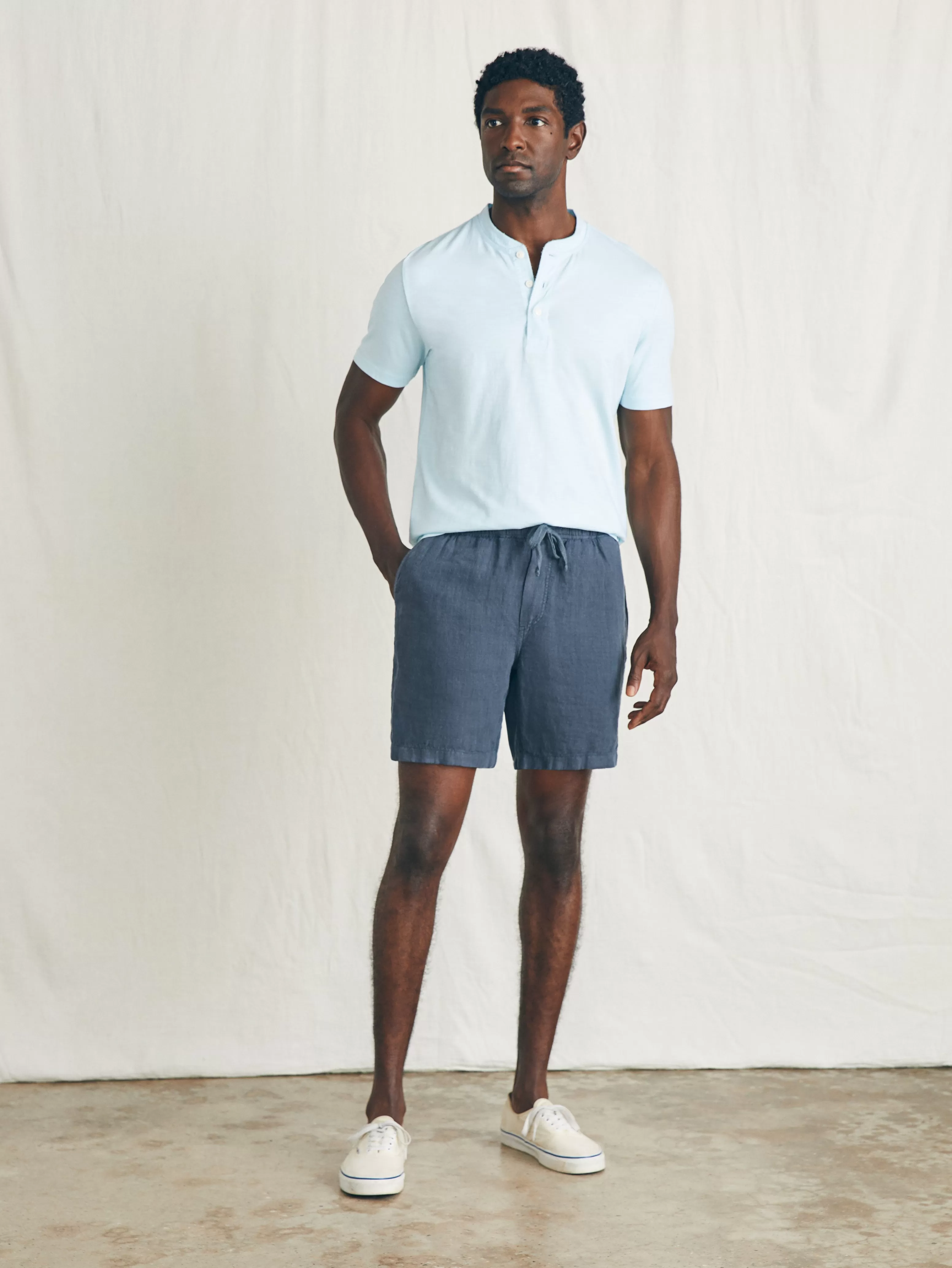 Essential Linen Short (6.5" Inseam) - | Faherty Brand Clearance