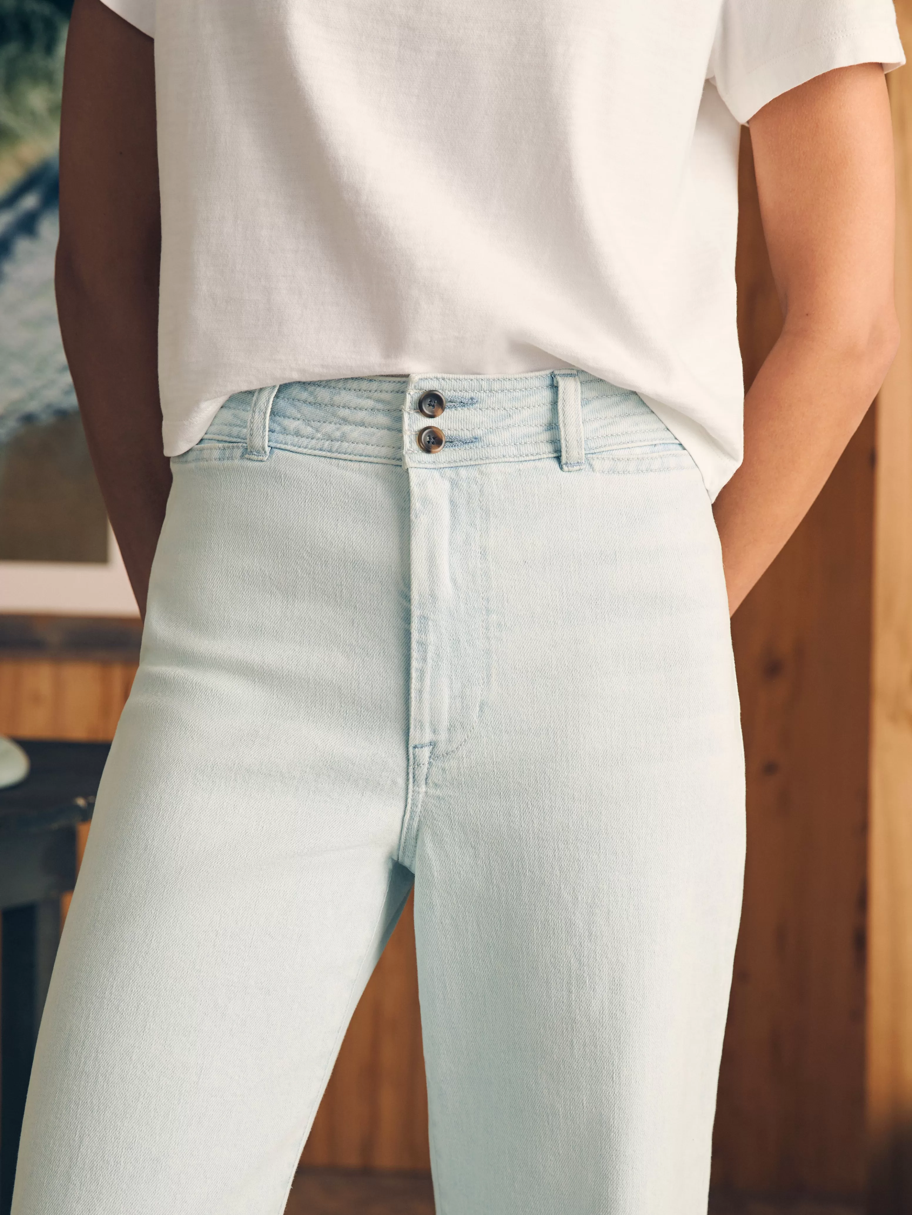 Harbor Crop Jean - | Faherty Brand Outlet