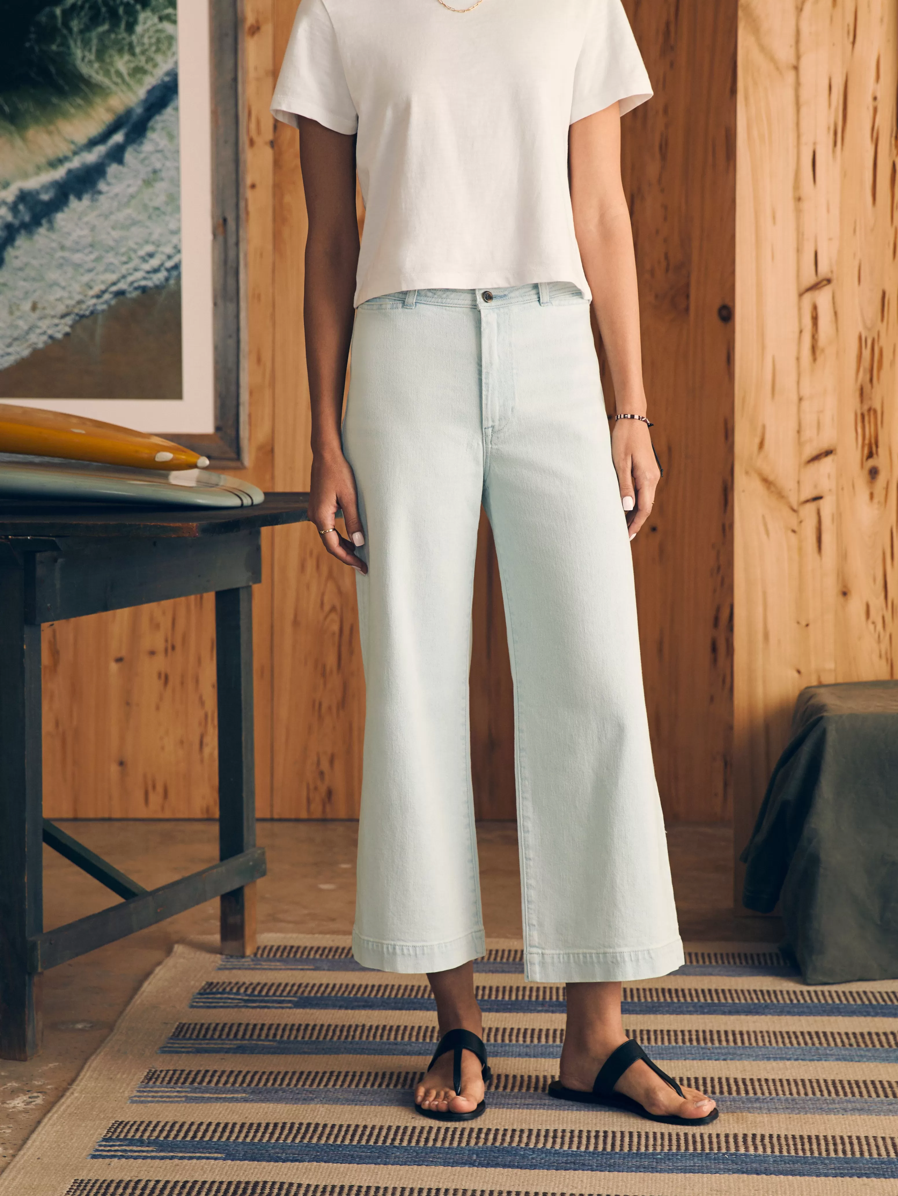 Harbor Crop Jean - | Faherty Brand Outlet