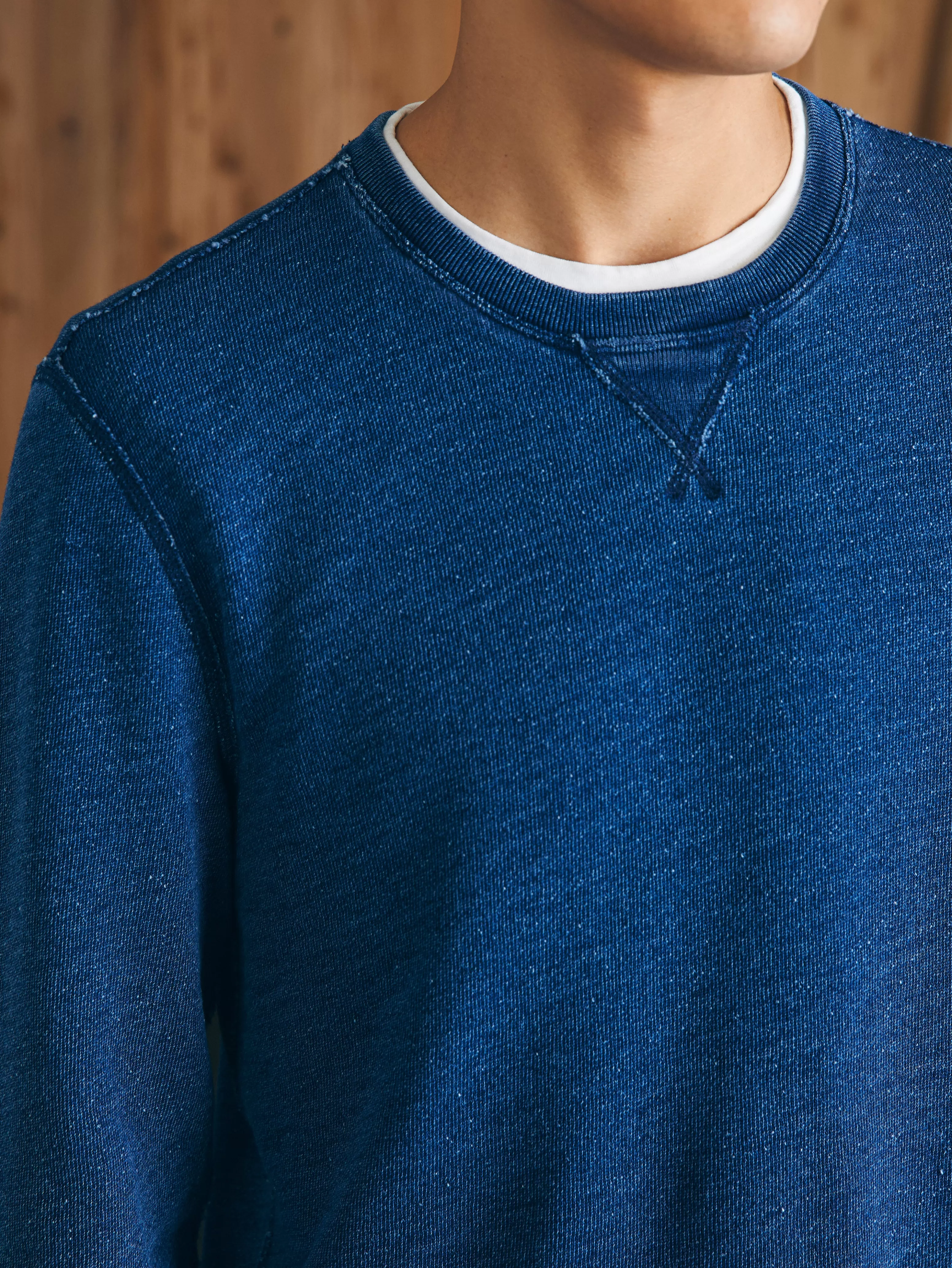 Indigo Crewneck - | Faherty Brand Sale