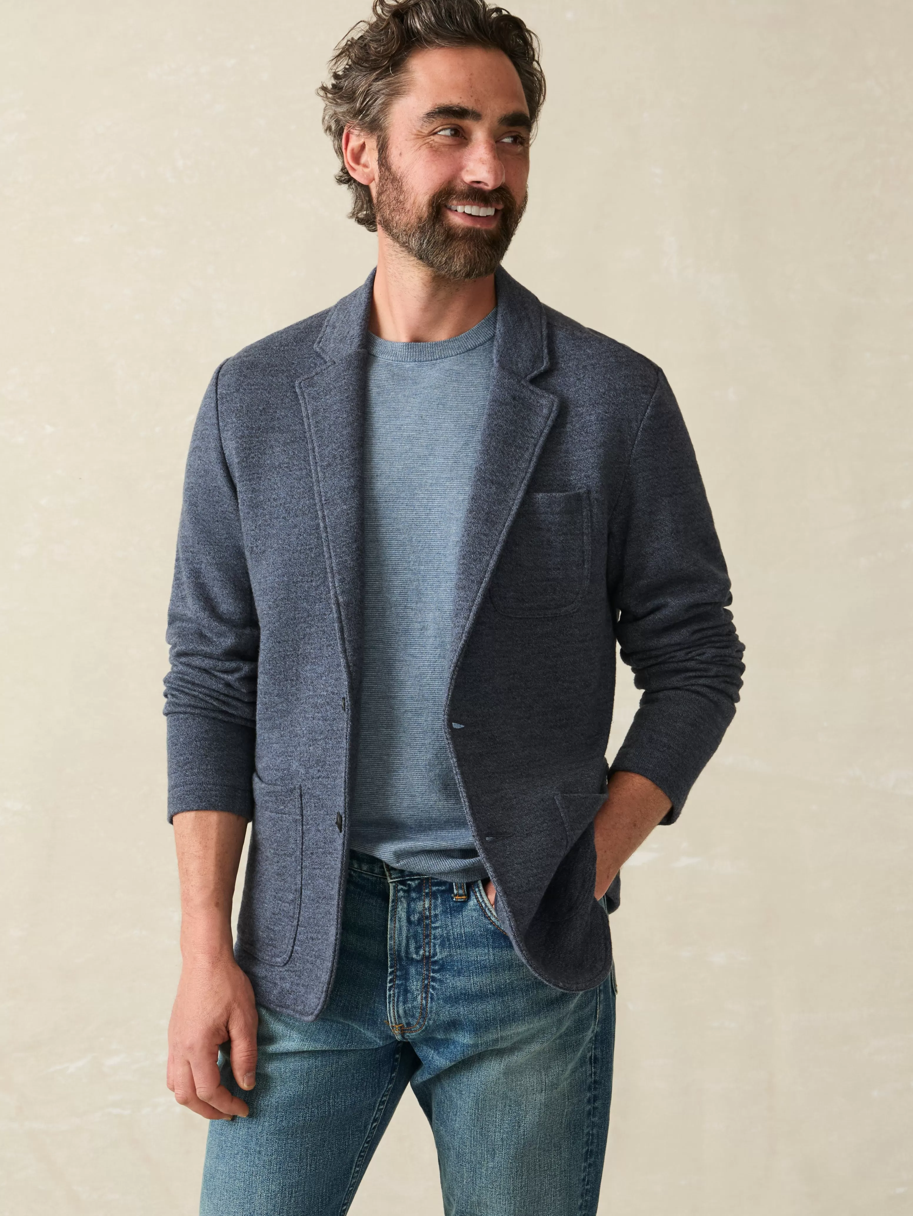 Inlet Knit Blazer (Tall) - | Faherty Brand Hot