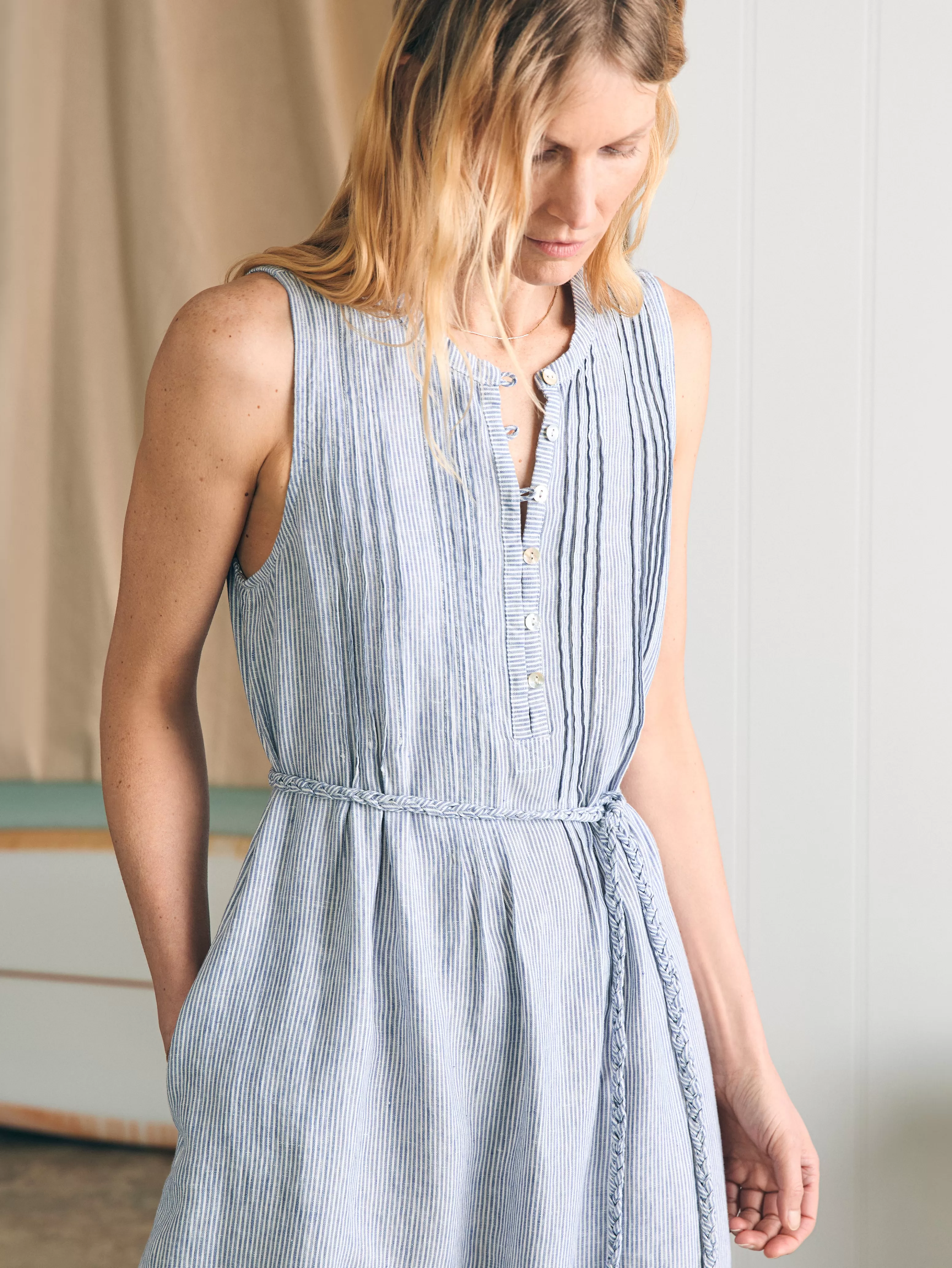 Isha Midi Dress - | Faherty Brand Clearance