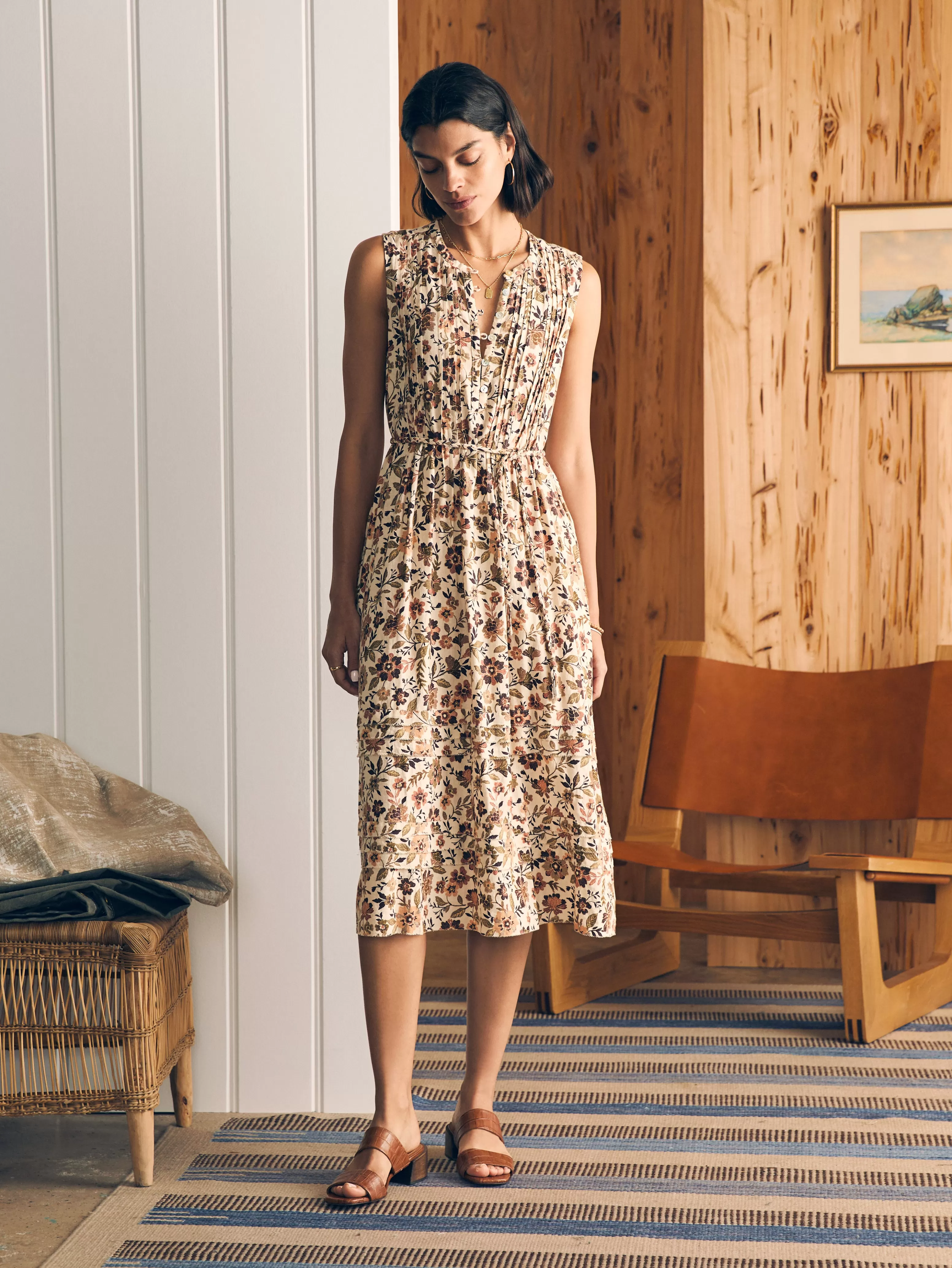 Isha Midi Dress - | Faherty Brand Sale