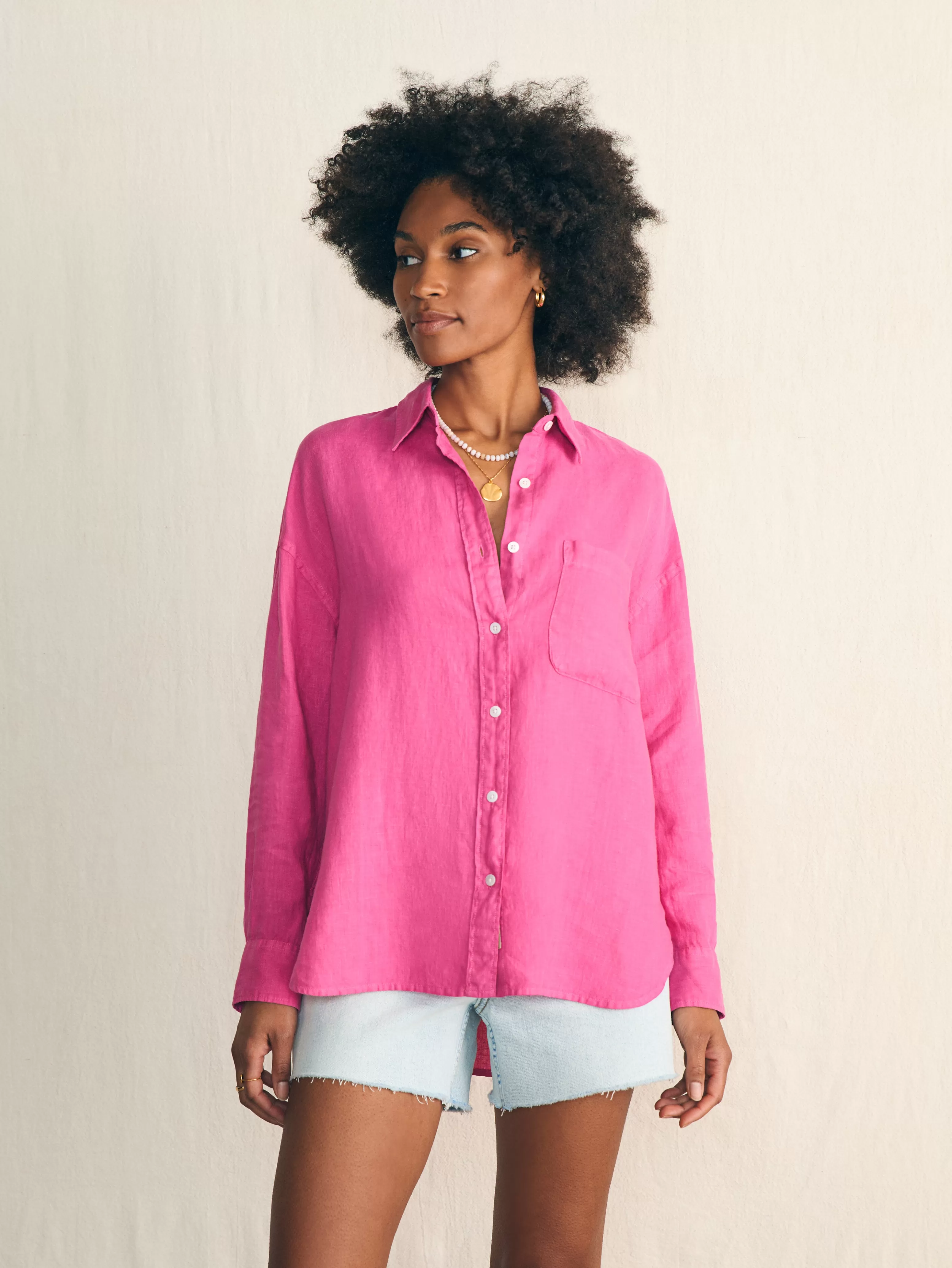 Laguna Linen Relaxed Shirt - | Faherty Brand Store