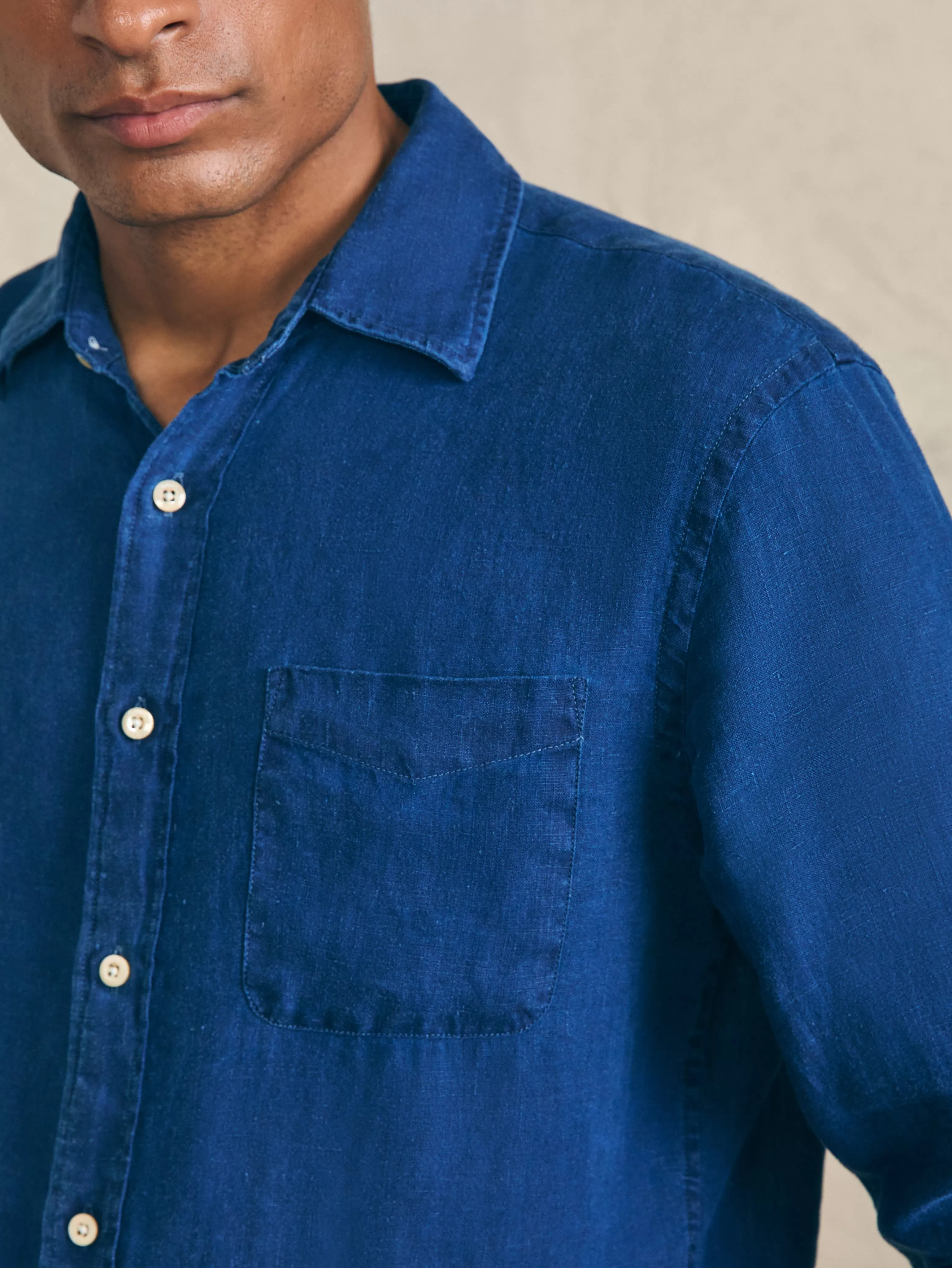 Laguna Linen Shirt - | Faherty Brand Flash Sale