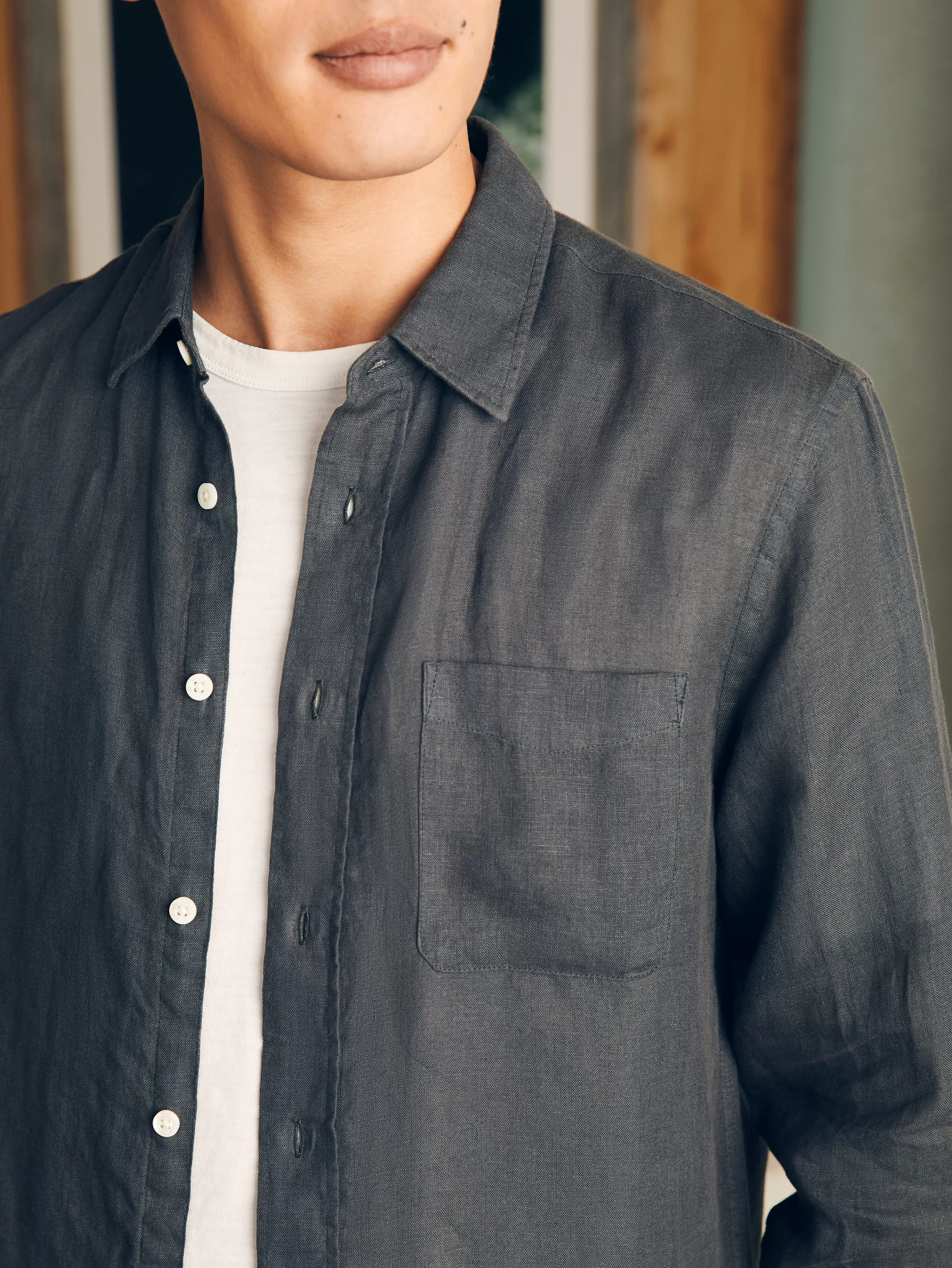 Laguna Linen Shirt - | Faherty Brand Store