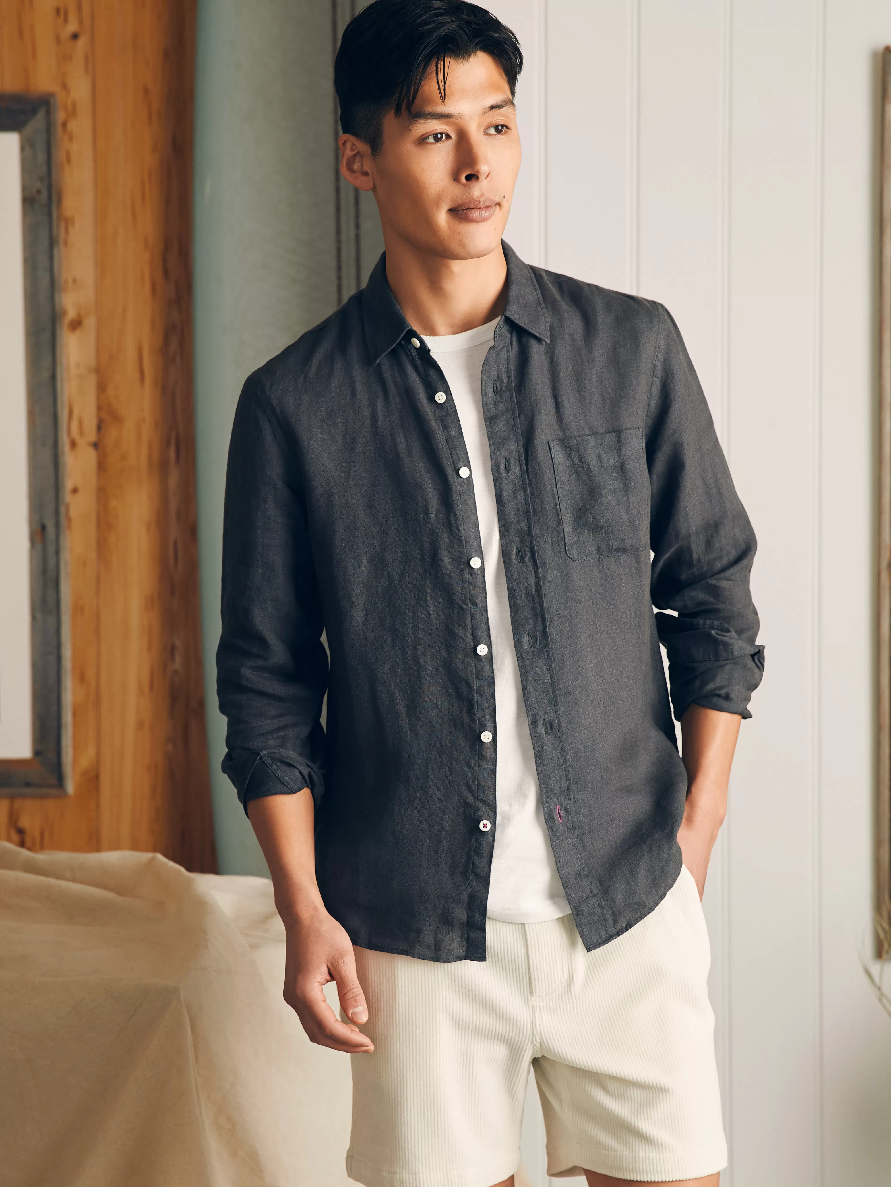 Laguna Linen Shirt - | Faherty Brand Store