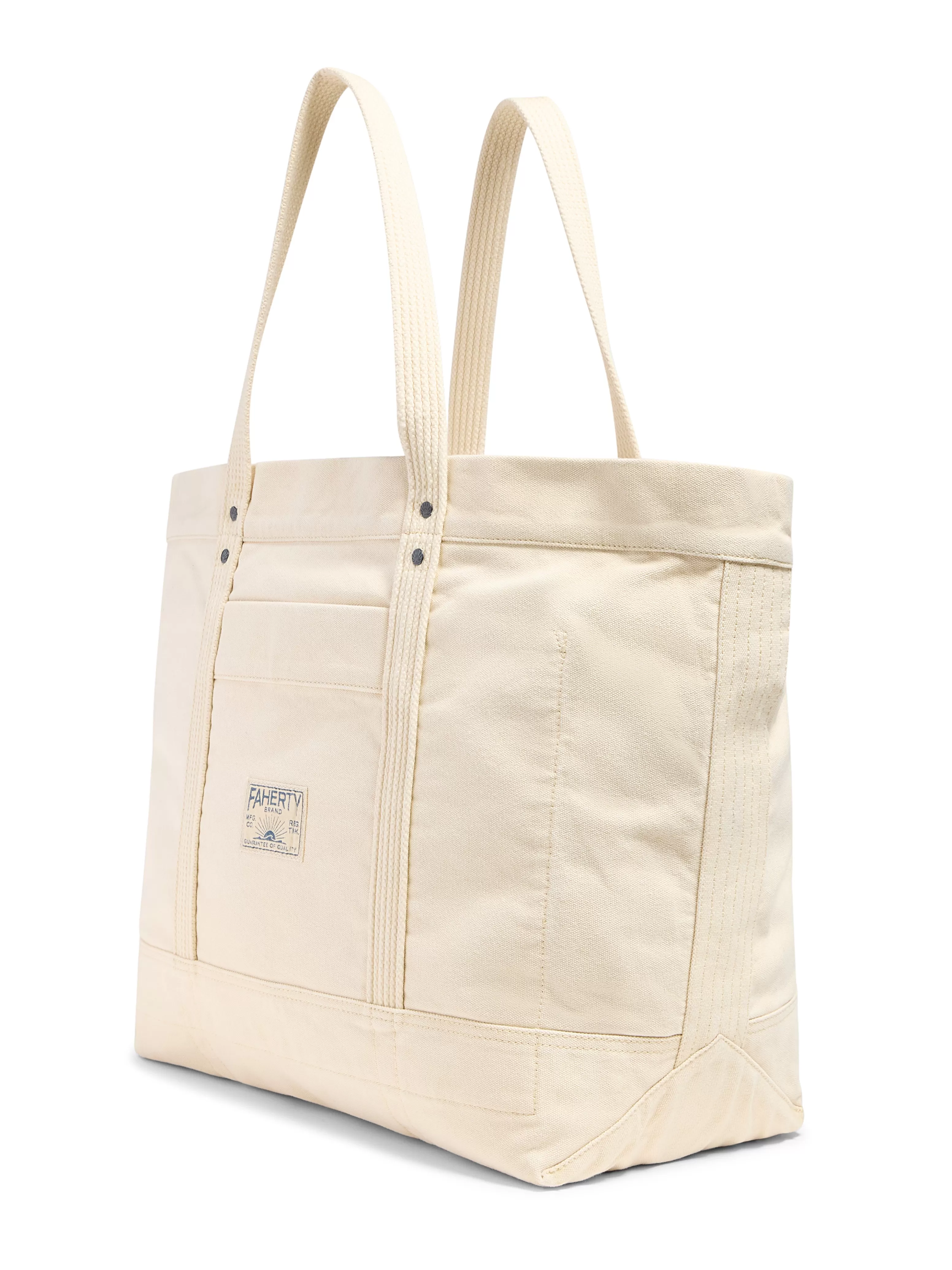 Large Sunwashed Canvas Tote - | Faherty Brand Outlet