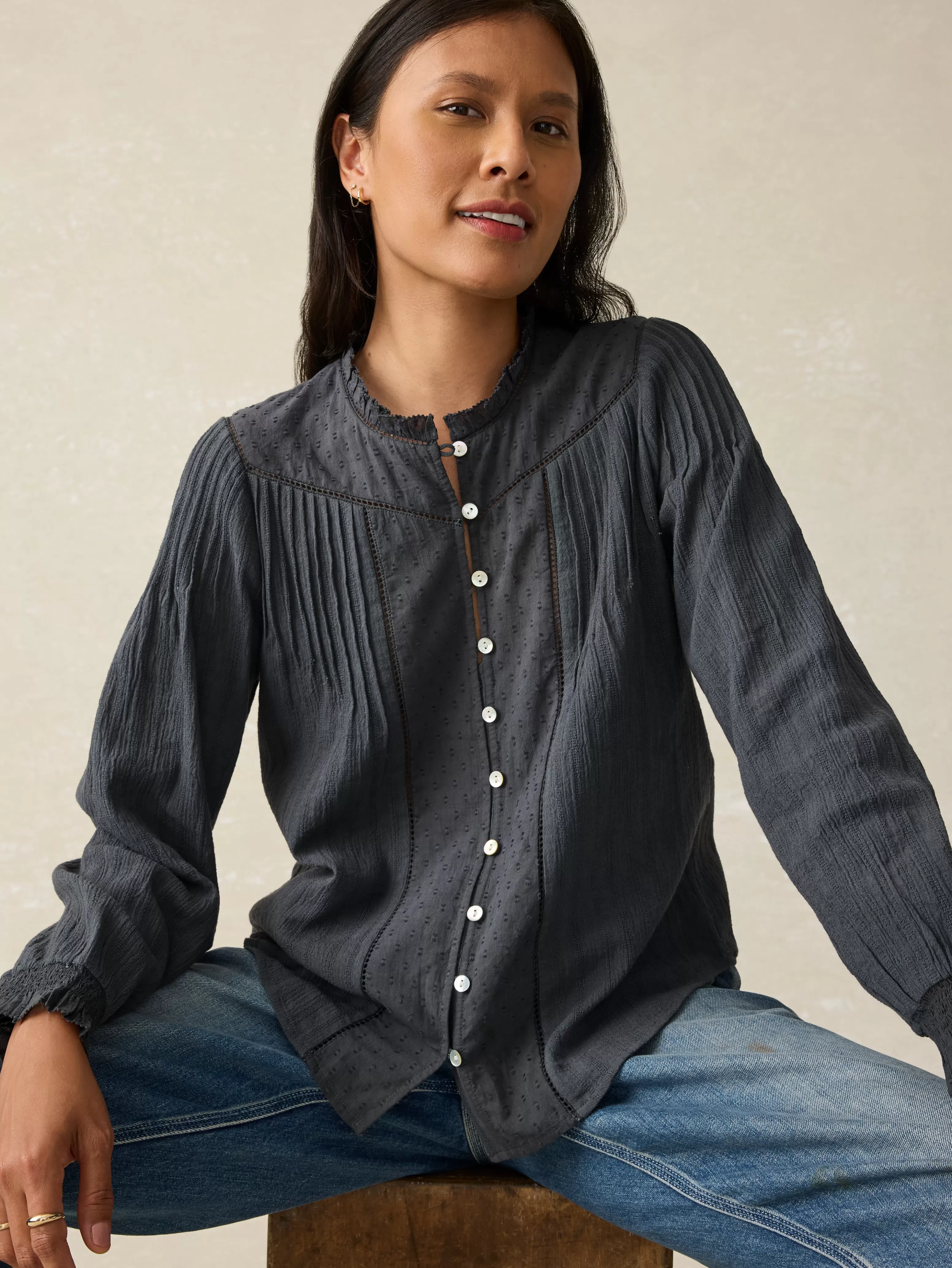 Lily Top - | Faherty Brand Clearance