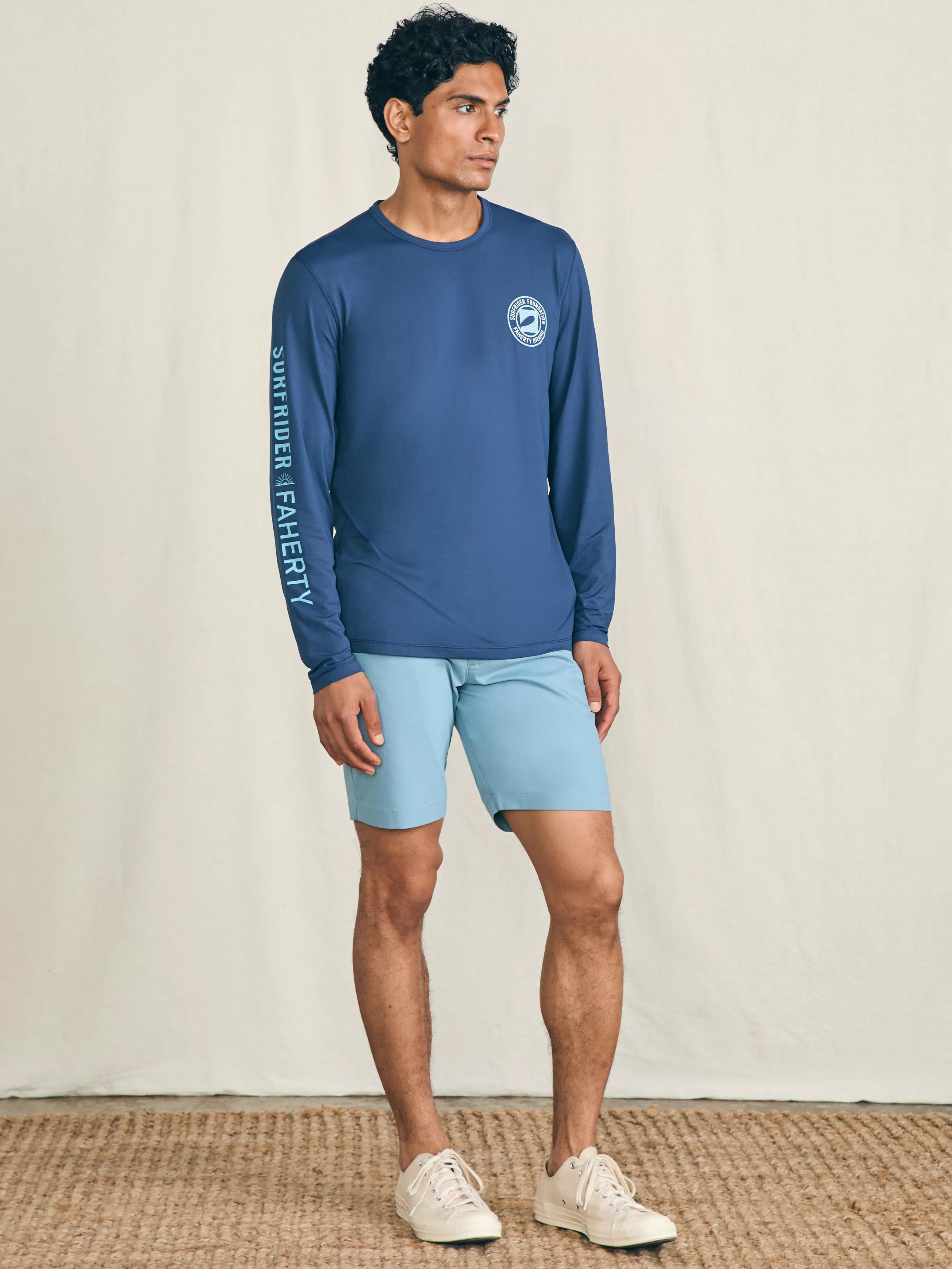 Long-Sleeve Surfrider Shorelite UPF Tee - | Faherty Brand Outlet