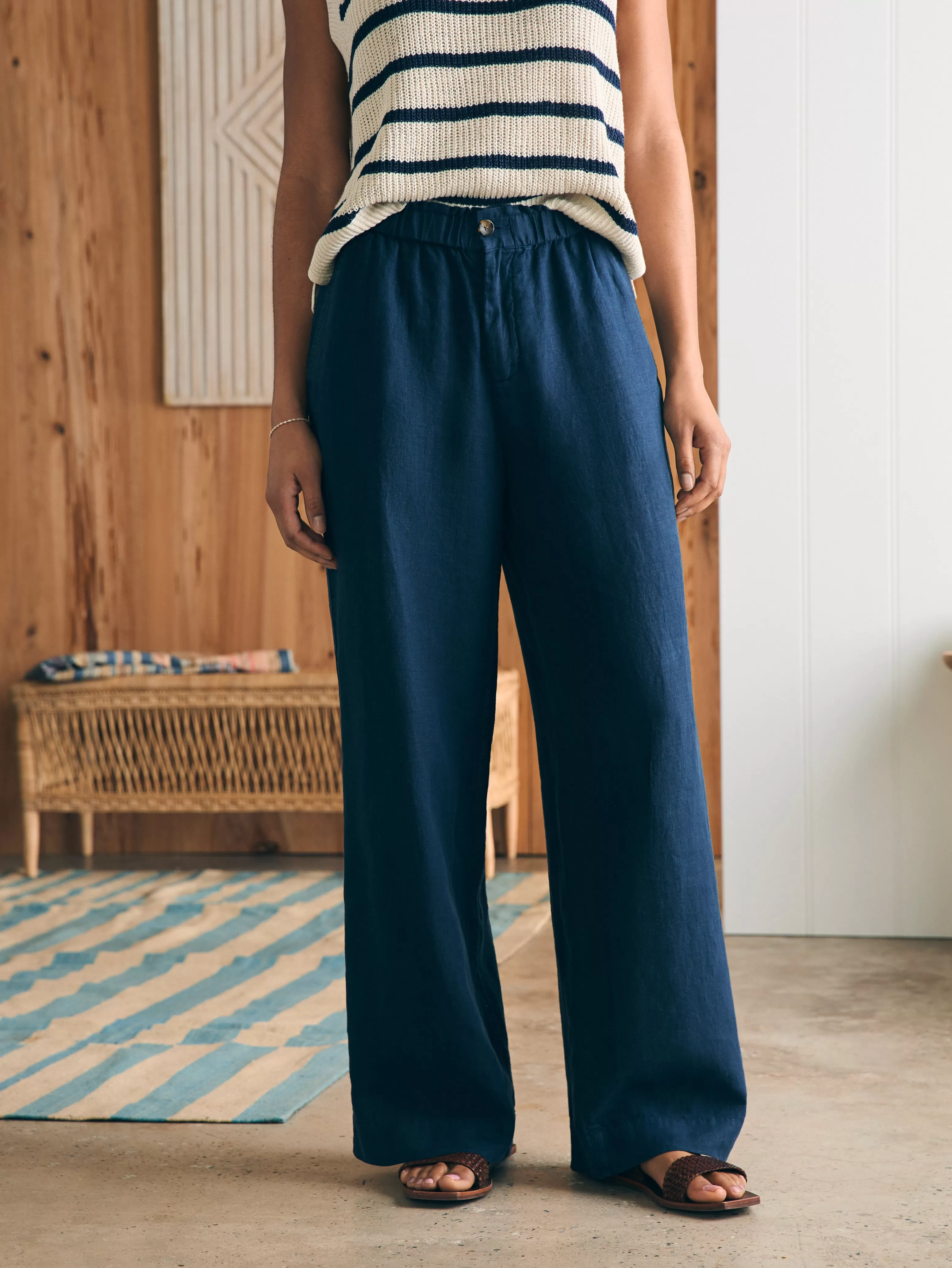 Monterey Linen Pant - | Faherty Brand Store