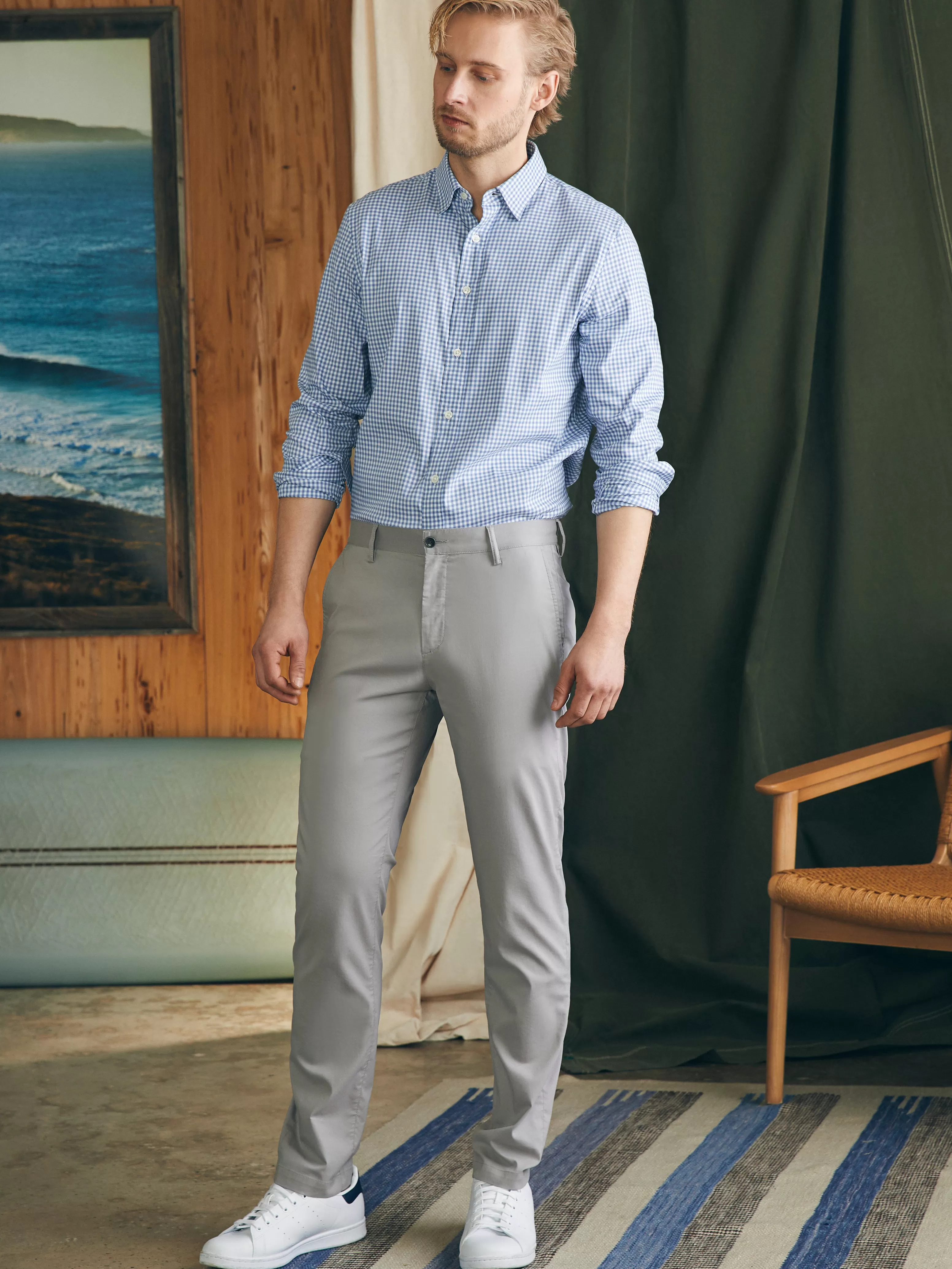 Movement™ Chino Pant (32" Inseam) - | Faherty Brand Fashion