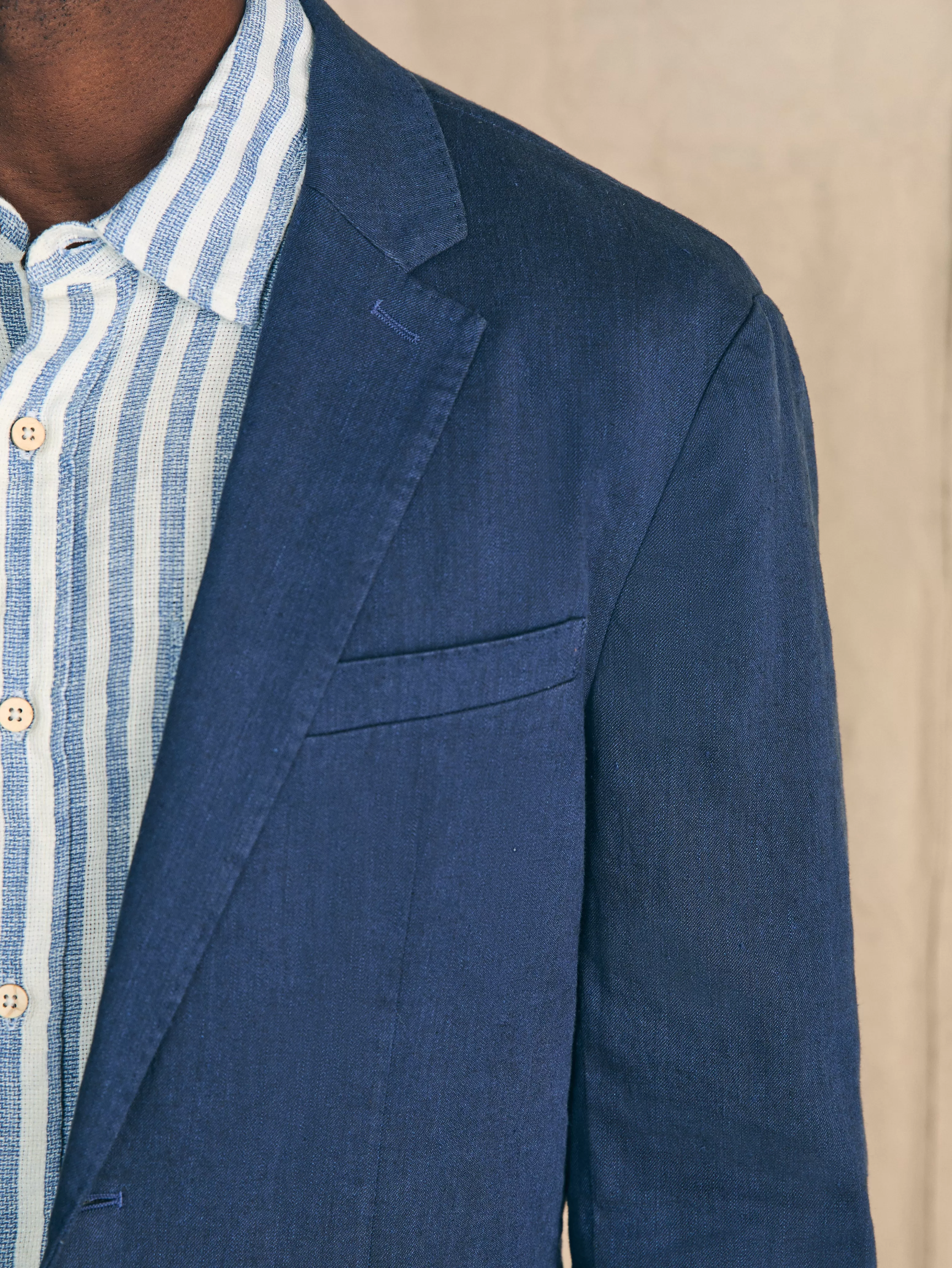 Movement™ Flex Linen Blazer - | Faherty Brand Best Sale