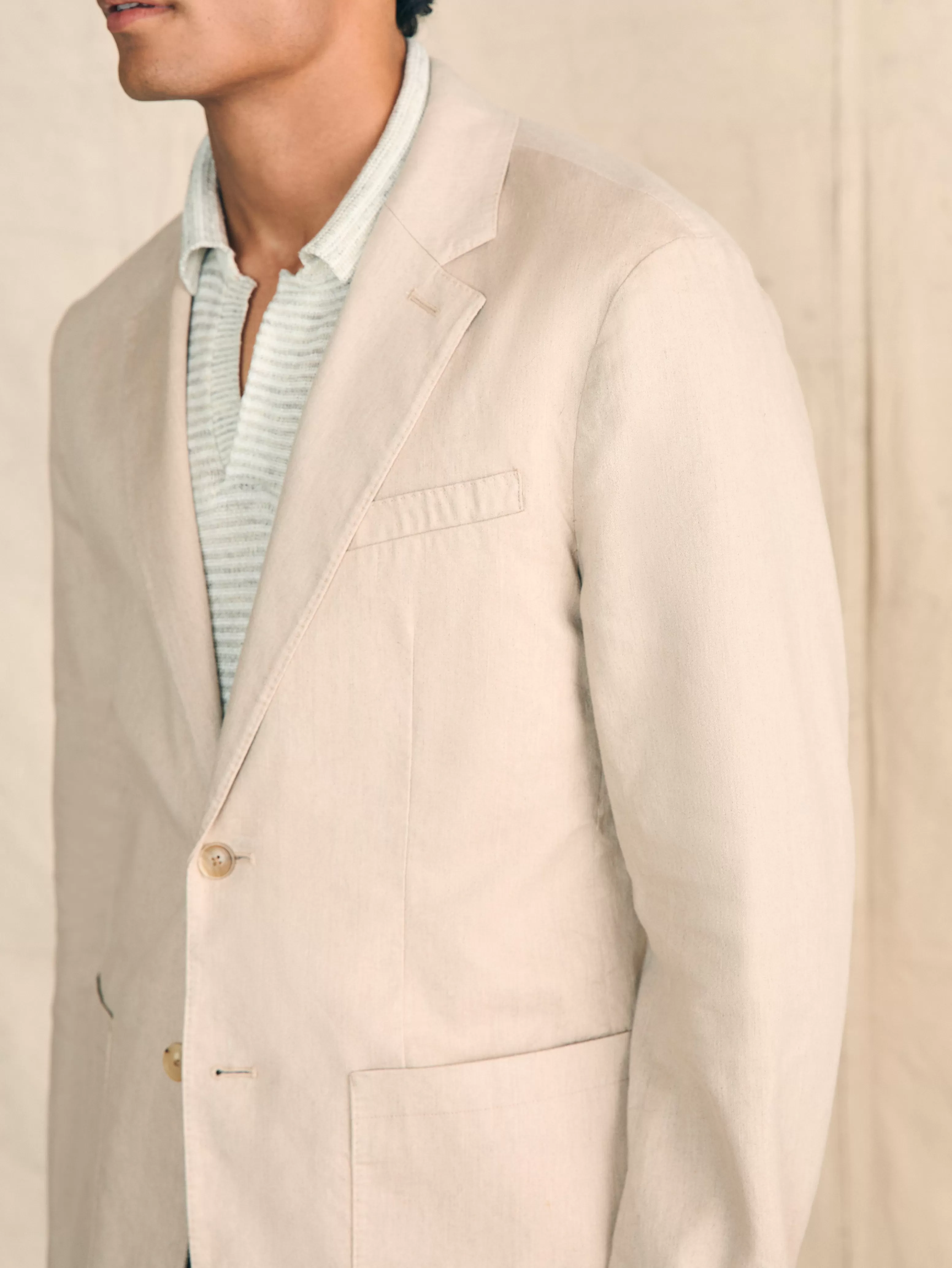 Movement™ Flex Linen Blazer - | Faherty Brand Fashion