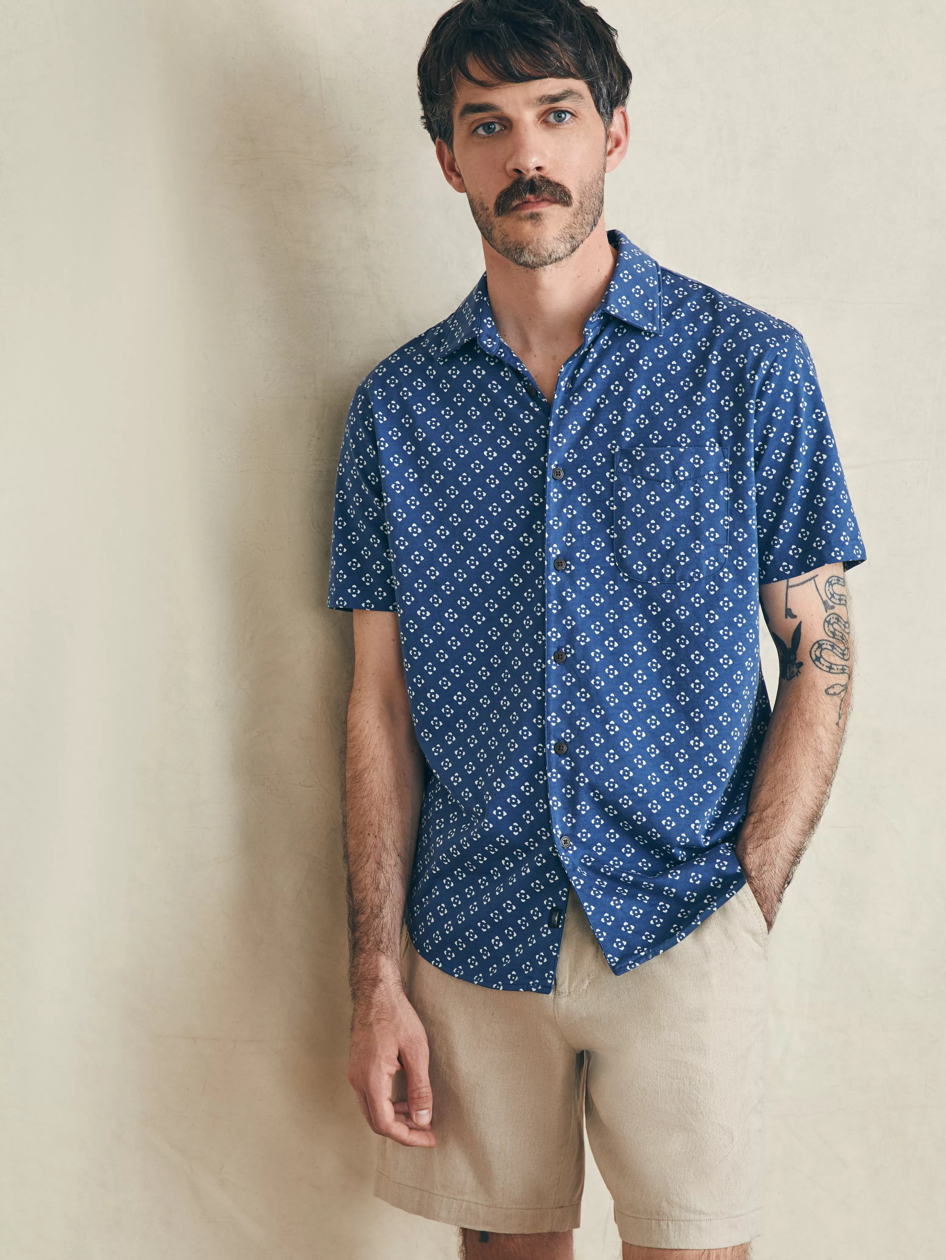 Movement™ Flex Linen Short (7" Inseam) - | Faherty Brand Flash Sale