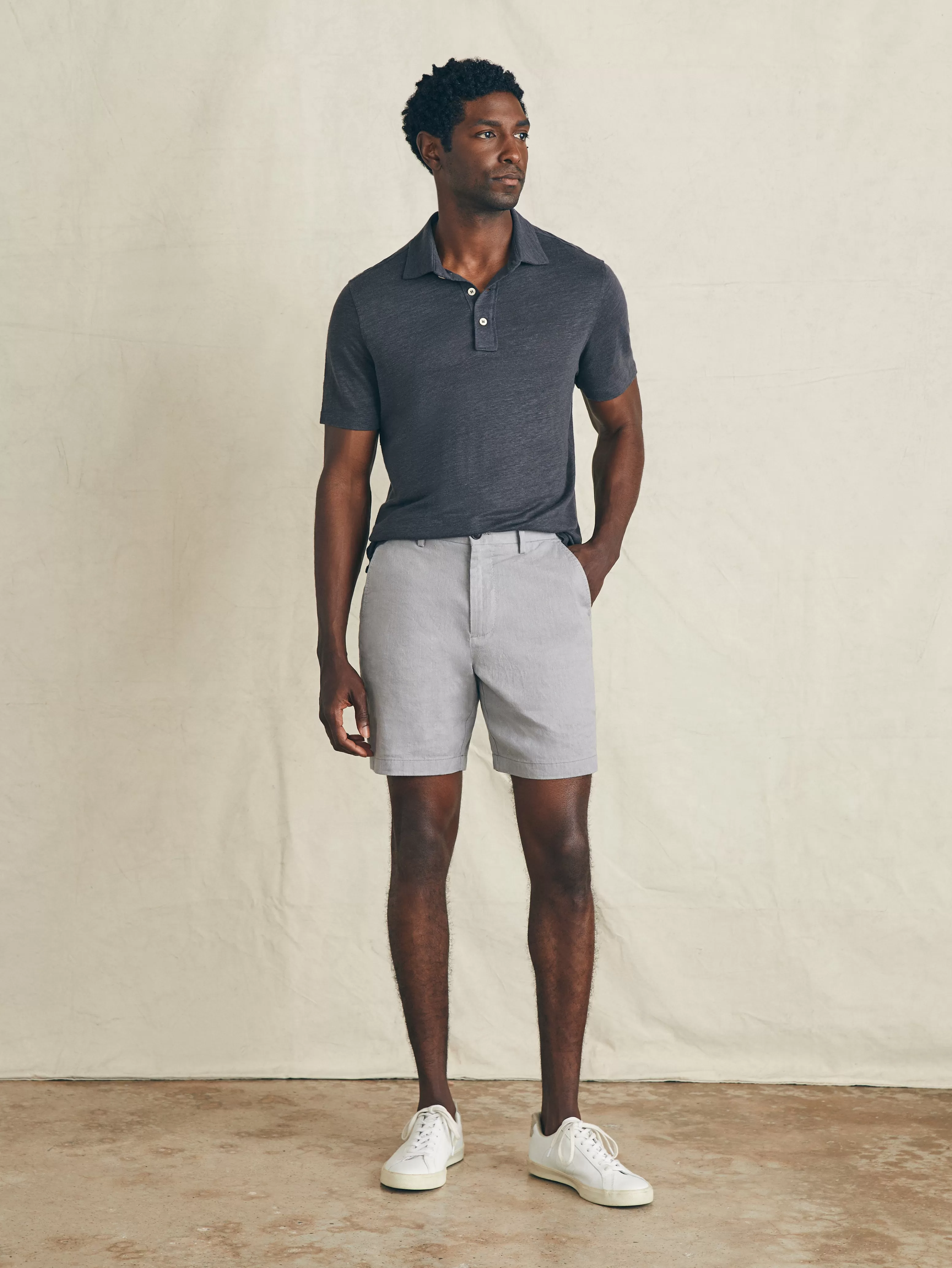 Movement™ Flex Linen Short (7" Inseam) - | Faherty Brand Flash Sale