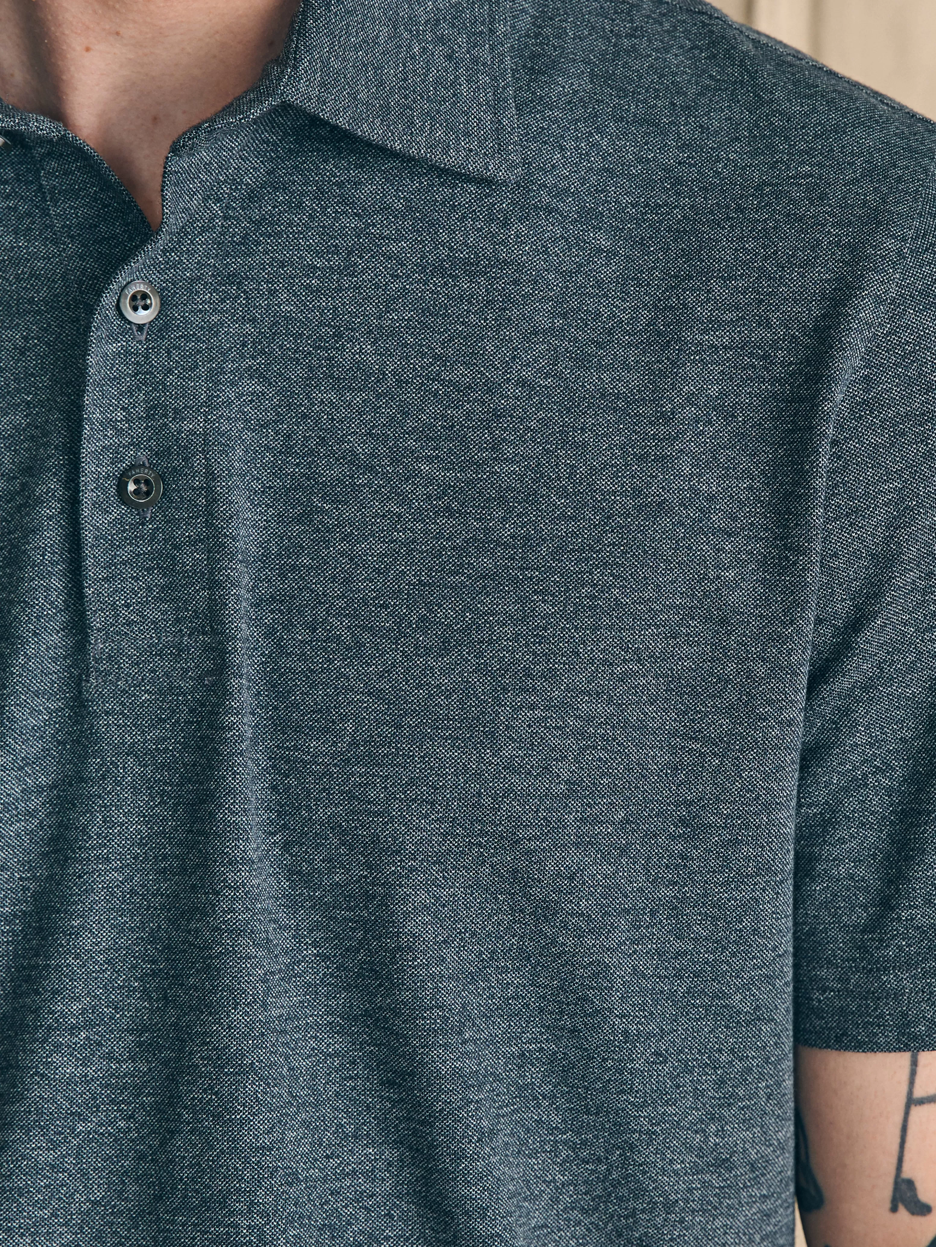 Movement™ Short-Sleeve Pique Polo Shirt - | Faherty Brand Clearance