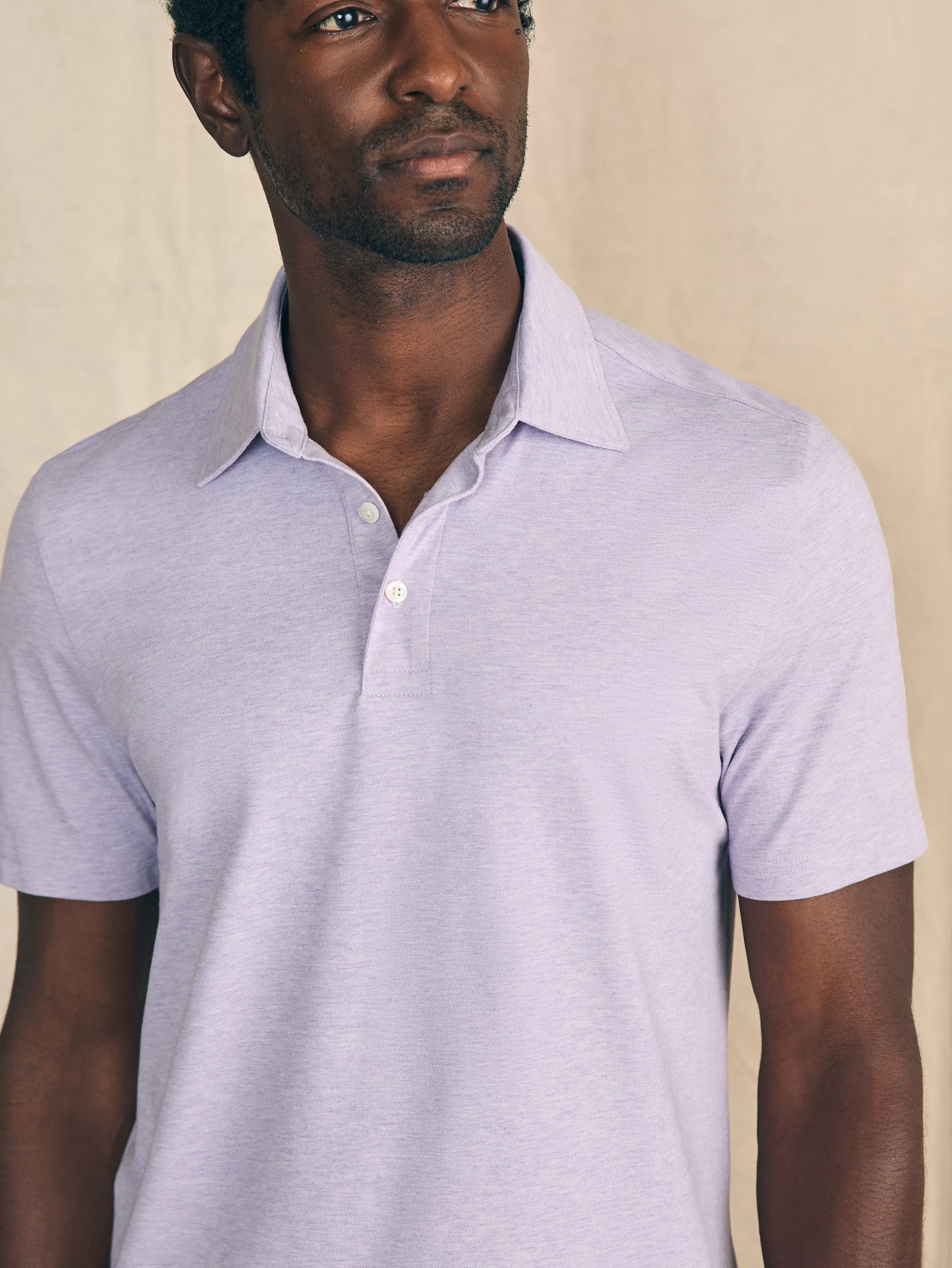 Movement™ Short-Sleeve Pique Polo Shirt - | Faherty Brand Flash Sale