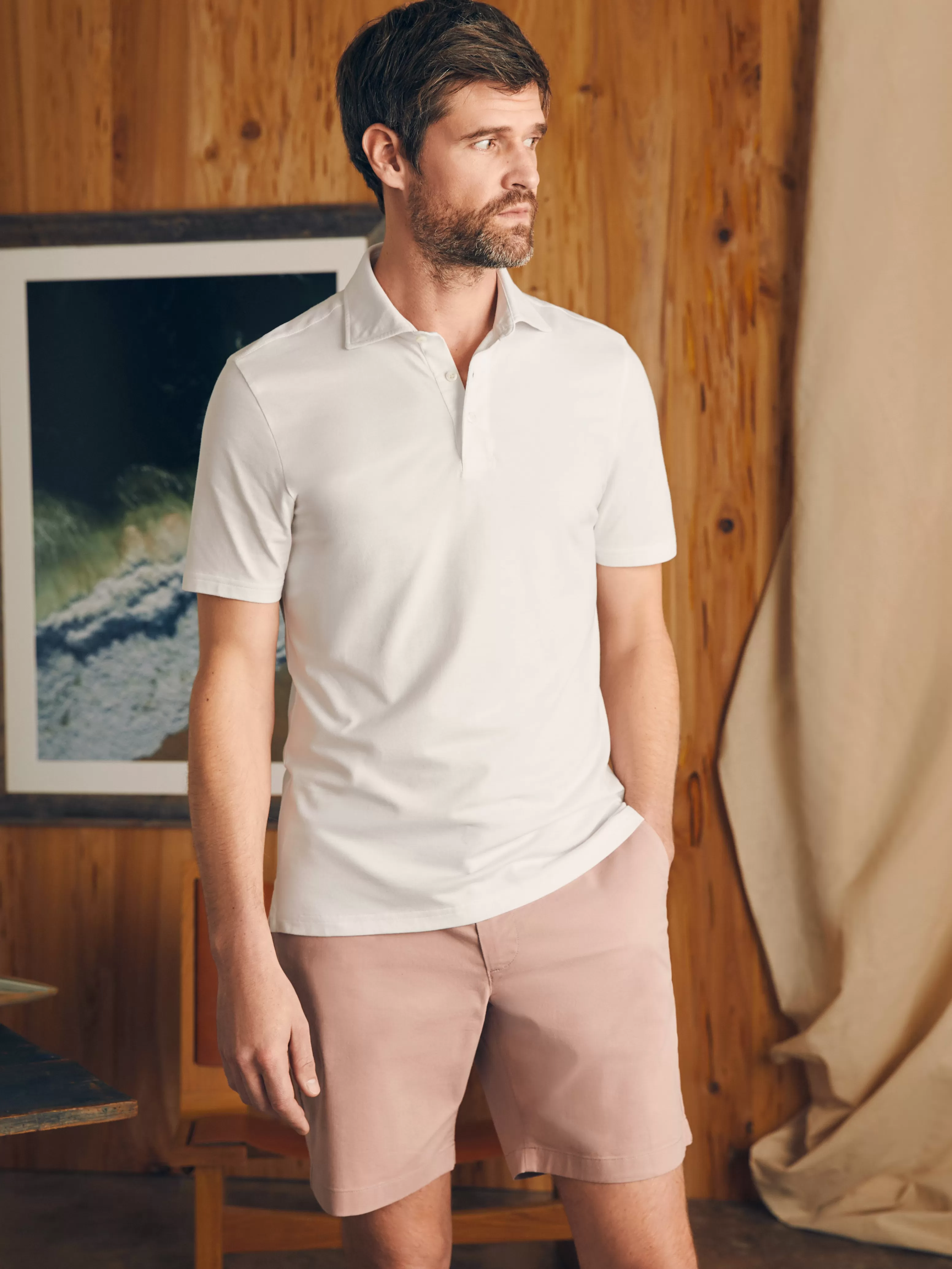 Movement™ Short-Sleeve Pique Polo Shirt - | Faherty Brand Cheap