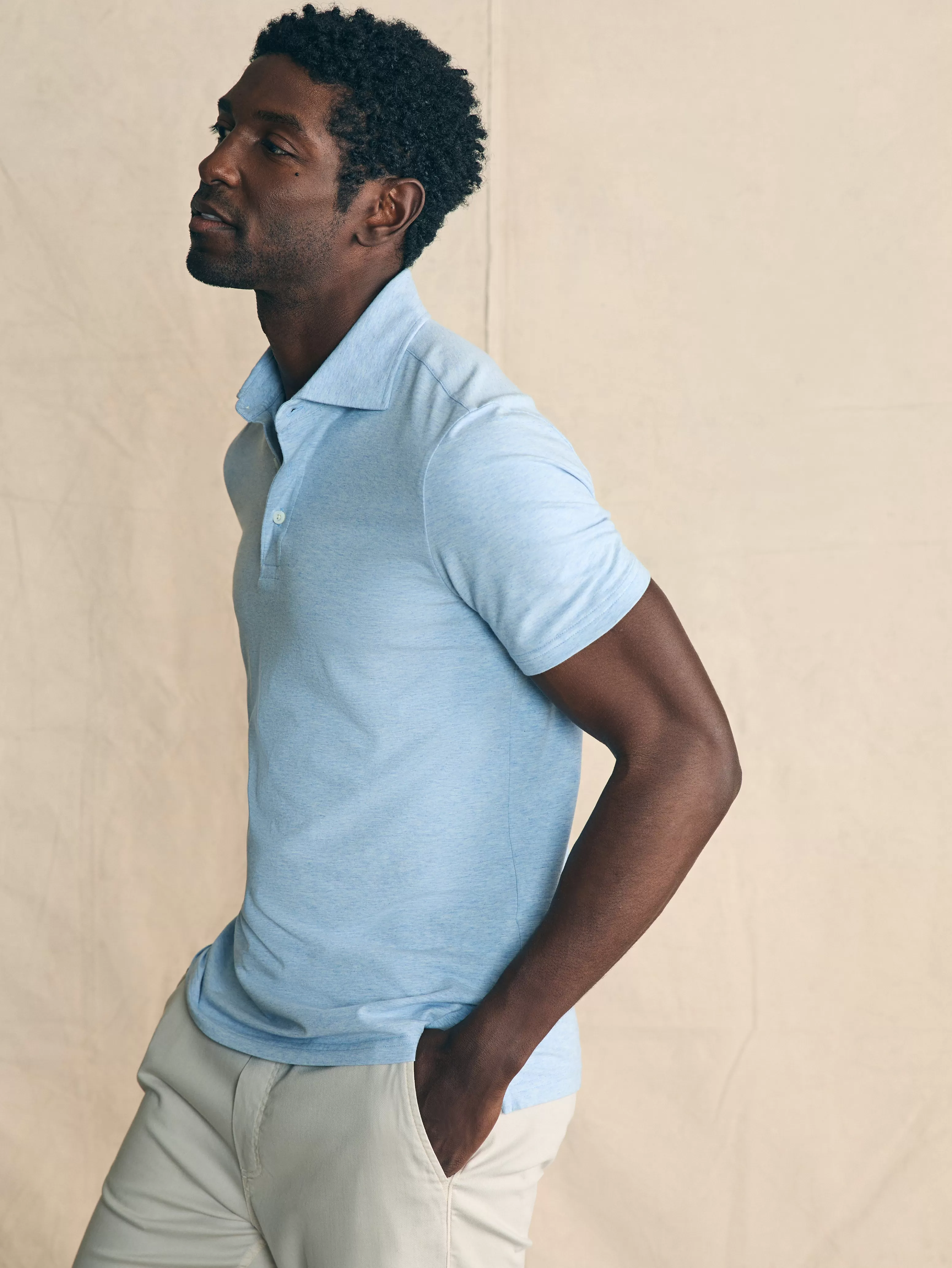 Movement™ Short-Sleeve Polo Shirt (Tall) - | Faherty Brand Hot