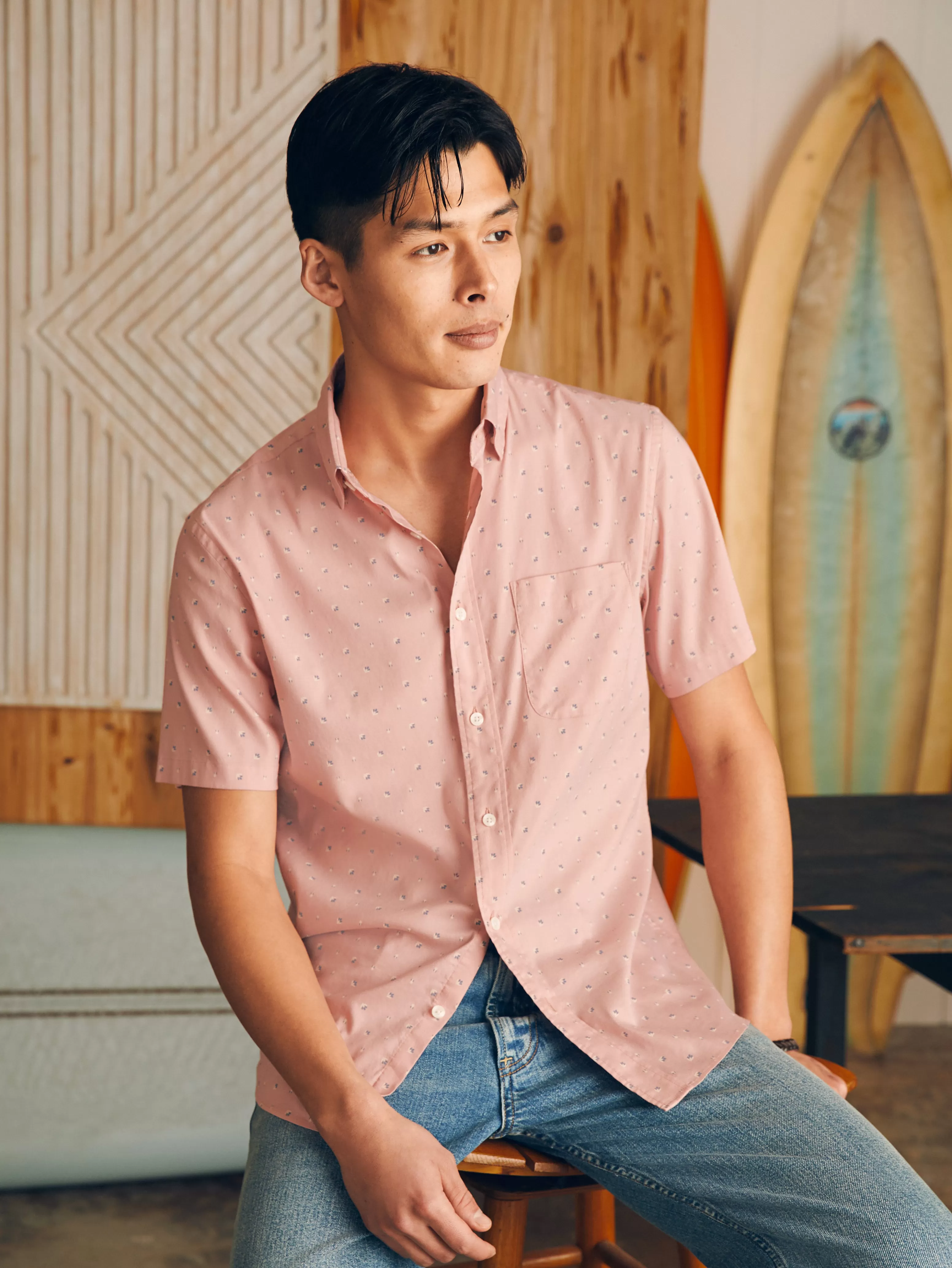 Movement™ Short-Sleeve Shirt - | Faherty Brand Hot