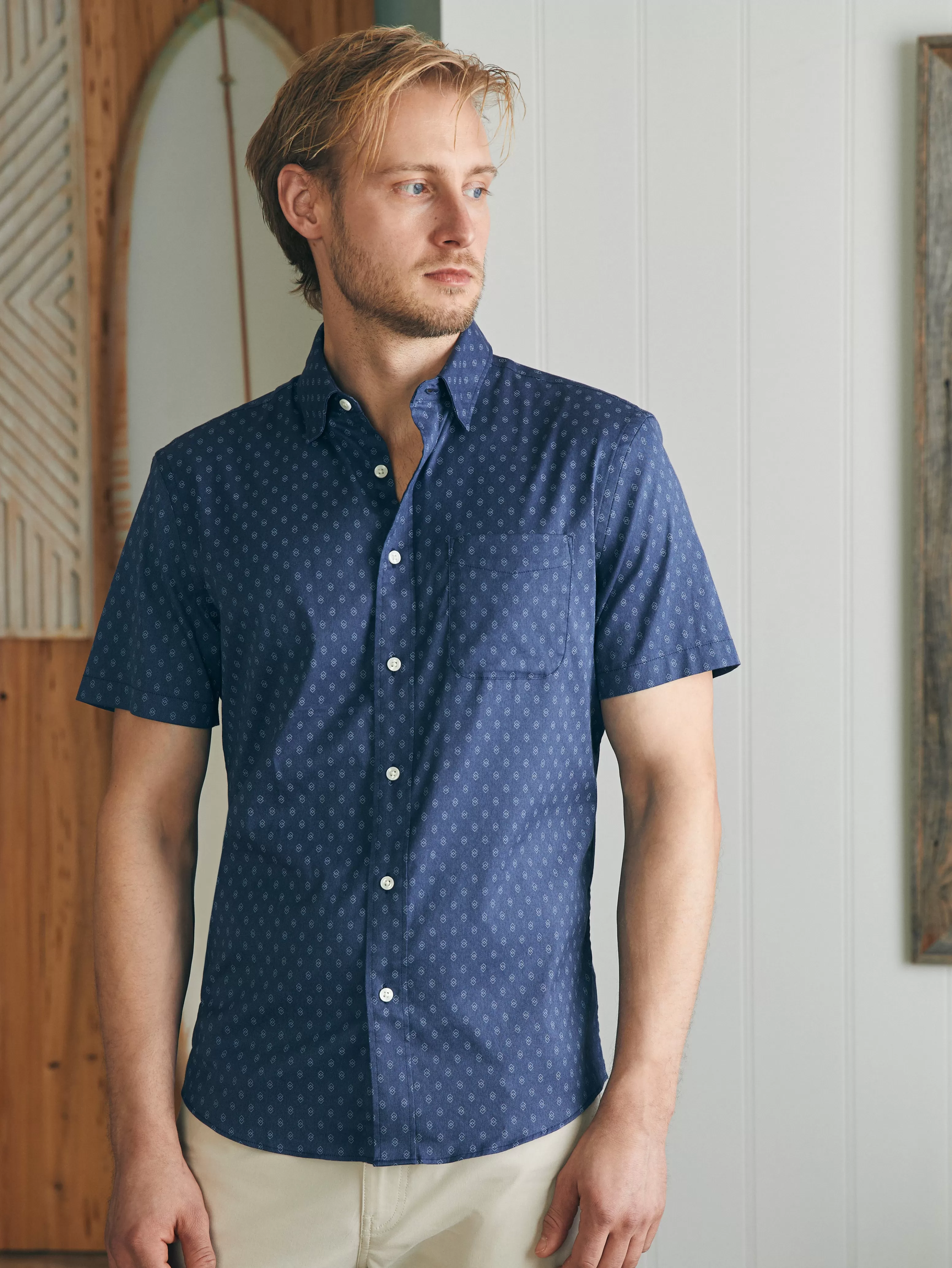 Movement™ Short-Sleeve Shirt (Tall) - | Faherty Brand Cheap