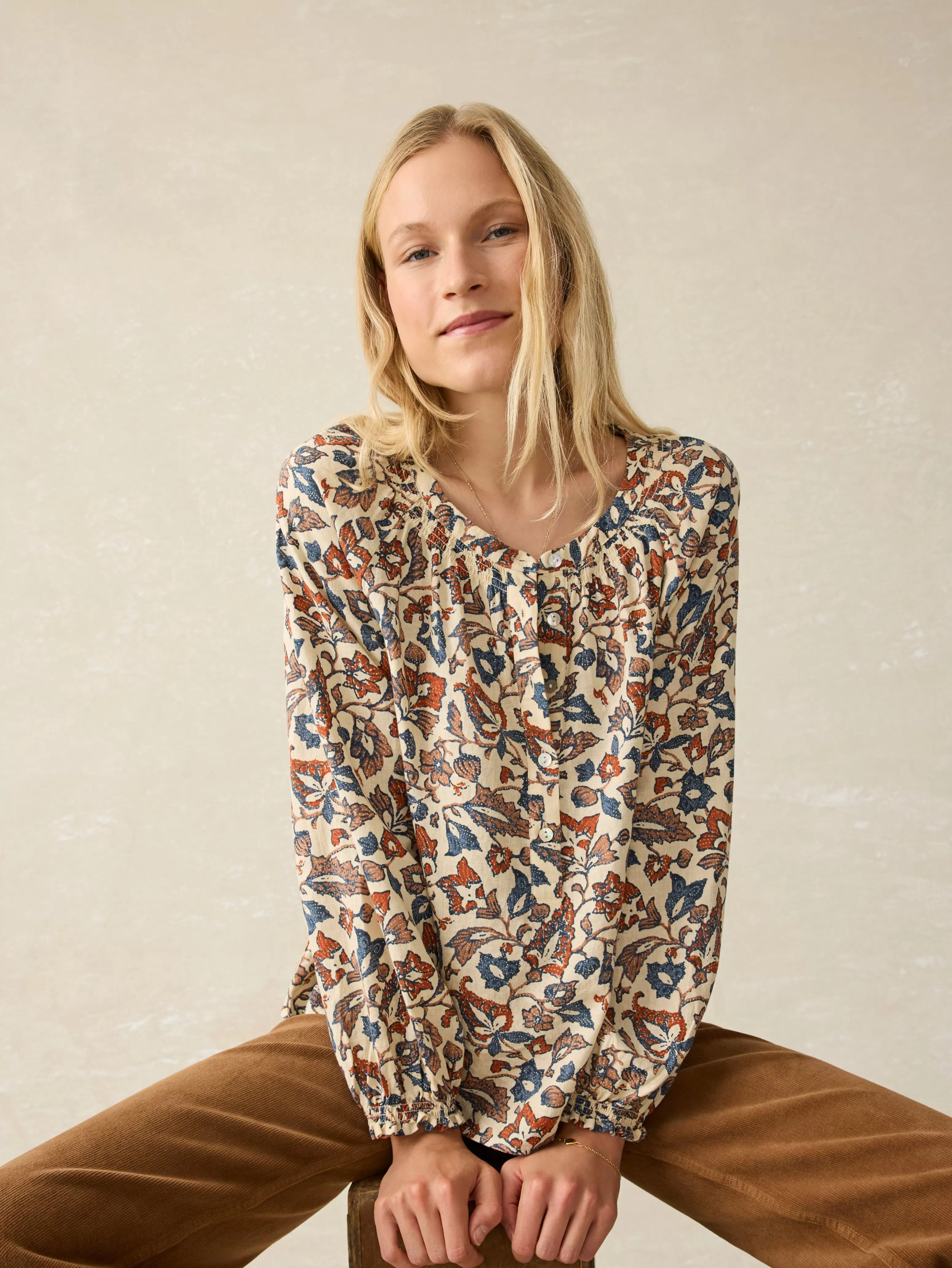 Odette Top - | Faherty Brand New