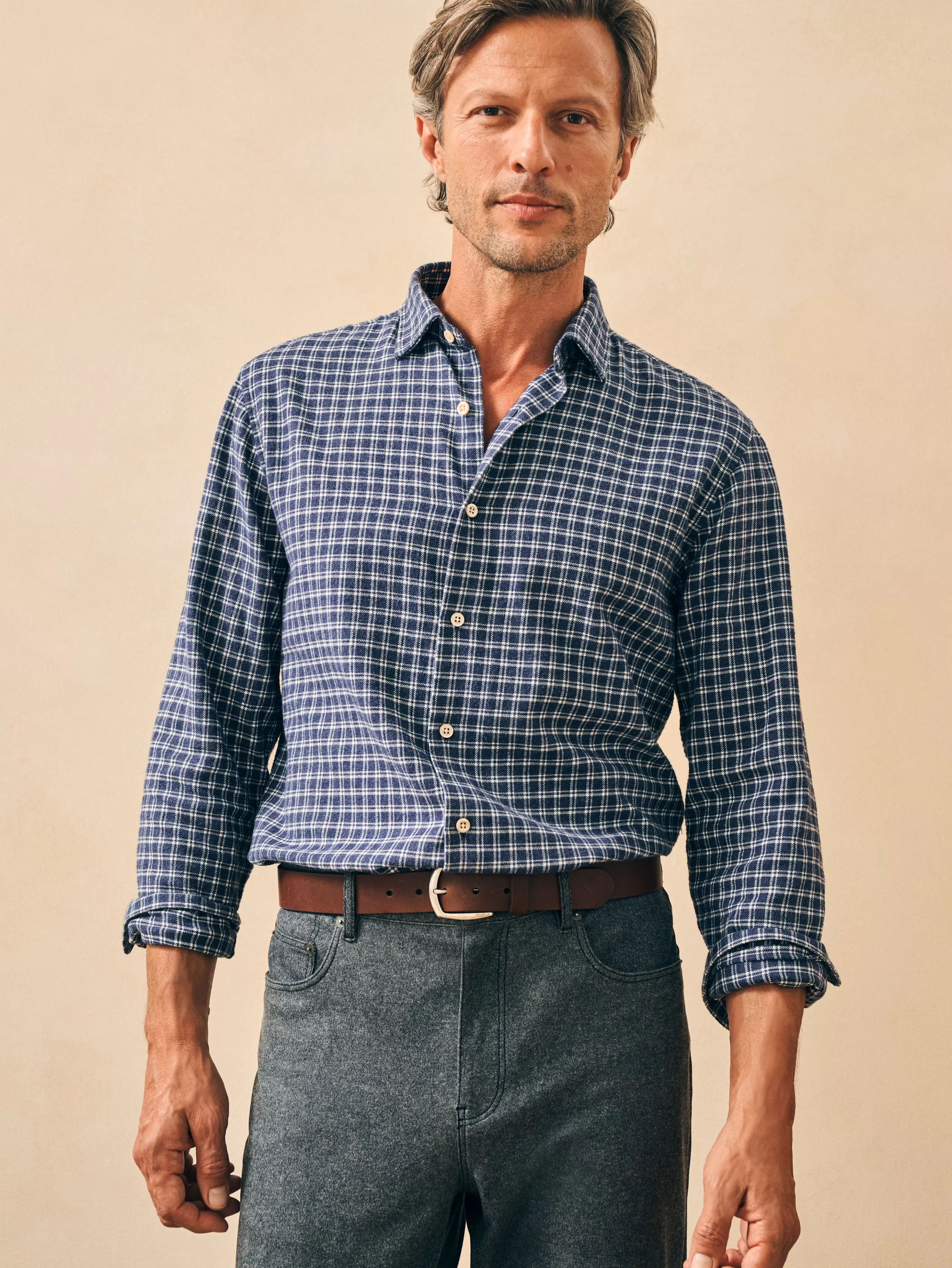 Reserve Flannel Shirt - | Faherty Brand Sale