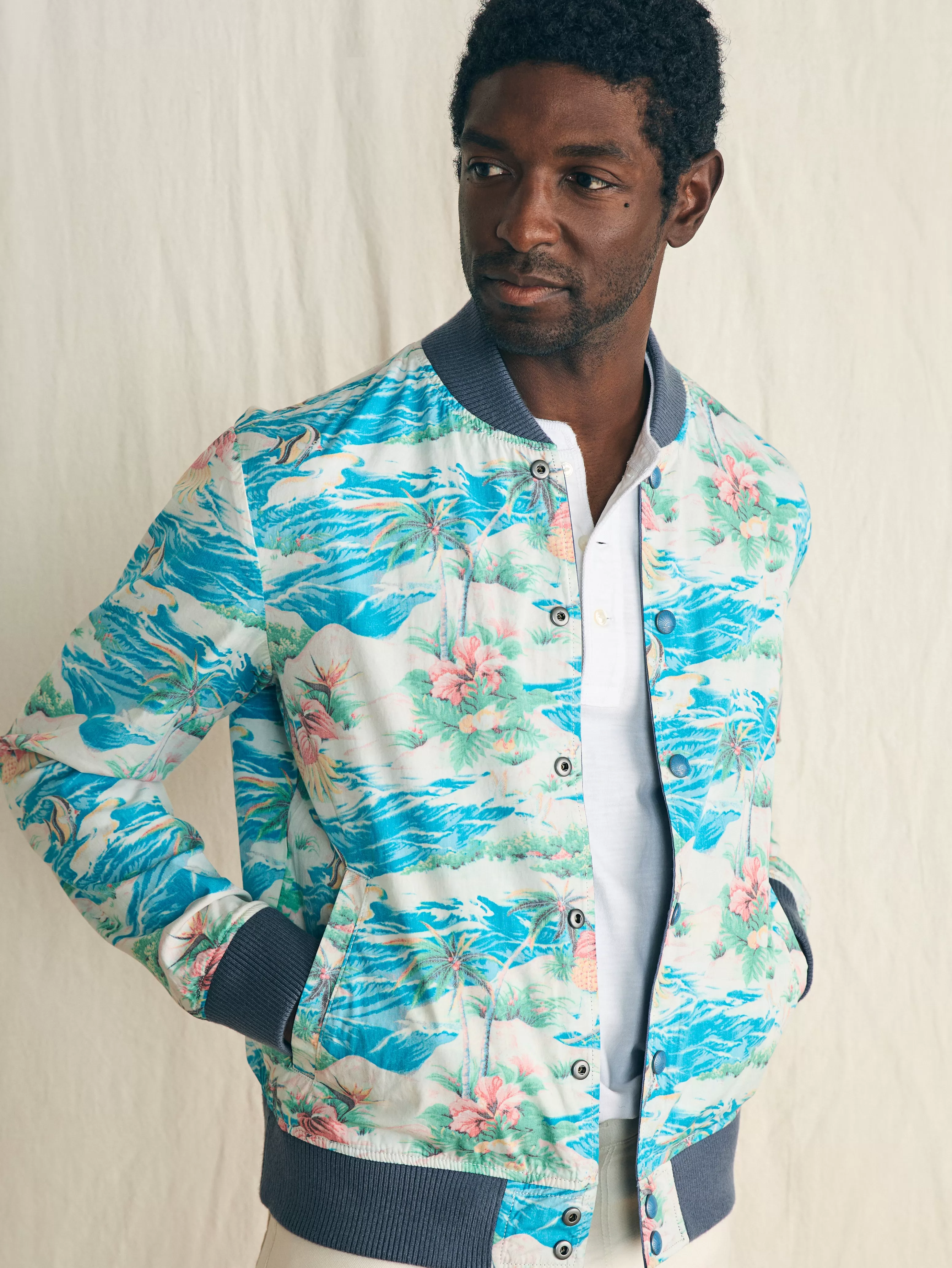 Reversible Surf Shop Jacket - | Faherty Brand Best Sale